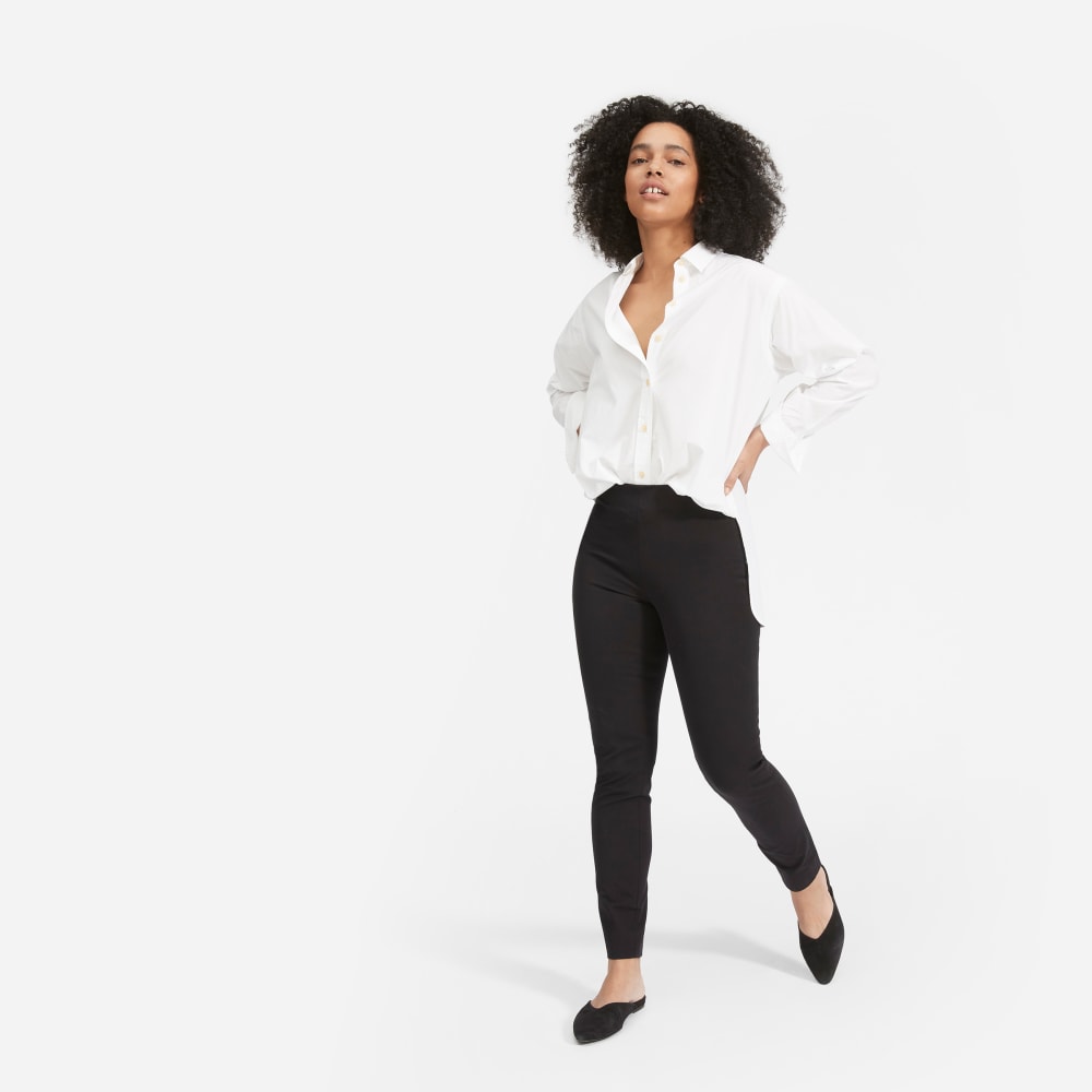 next navy work trousers