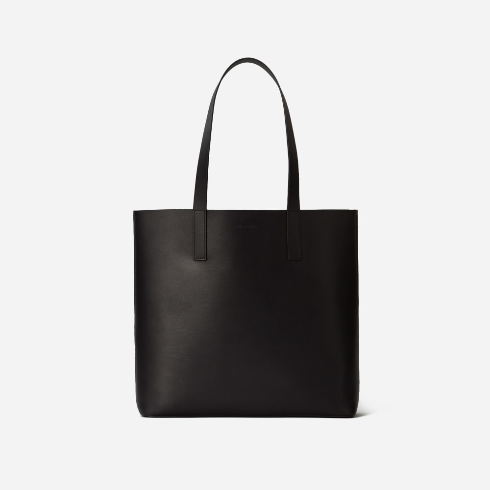 black square tote bag