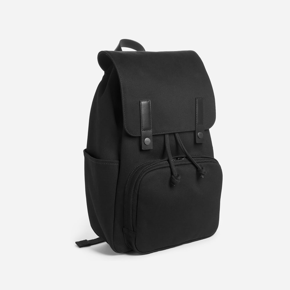 black backpack