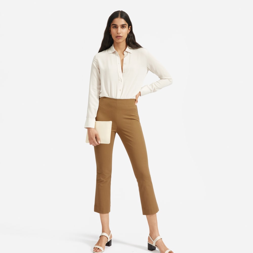 everlane kick crop work pant