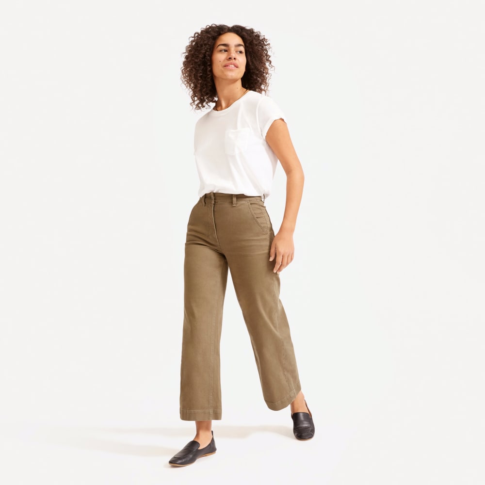 high waisted cropped pants