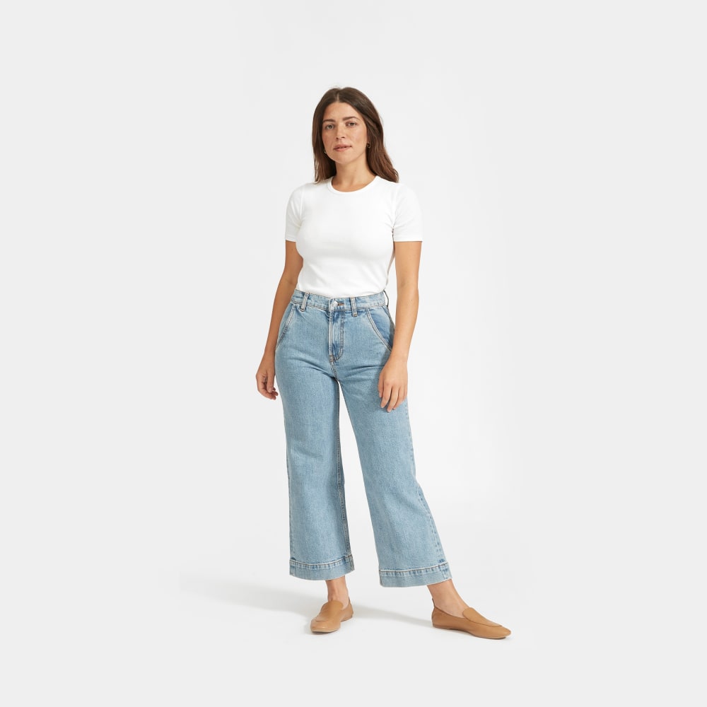 cheap wide leg jeans