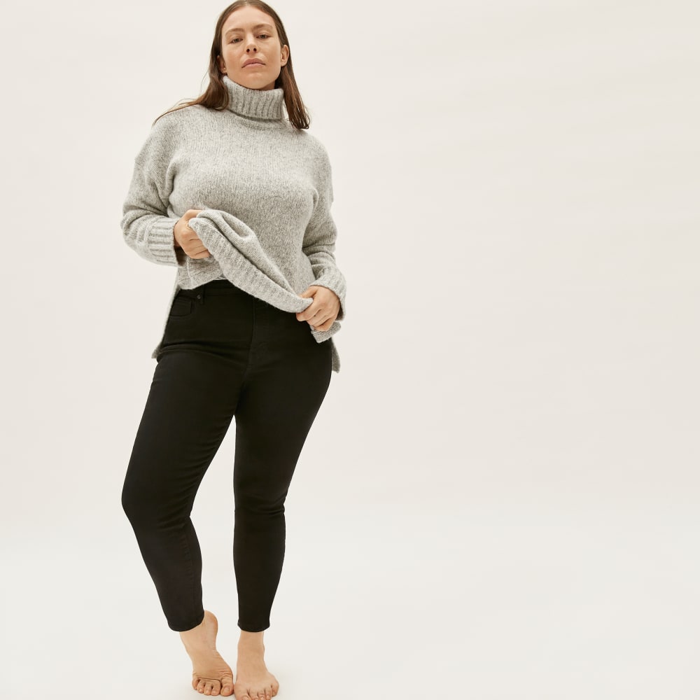 everlane curvy high rise skinny