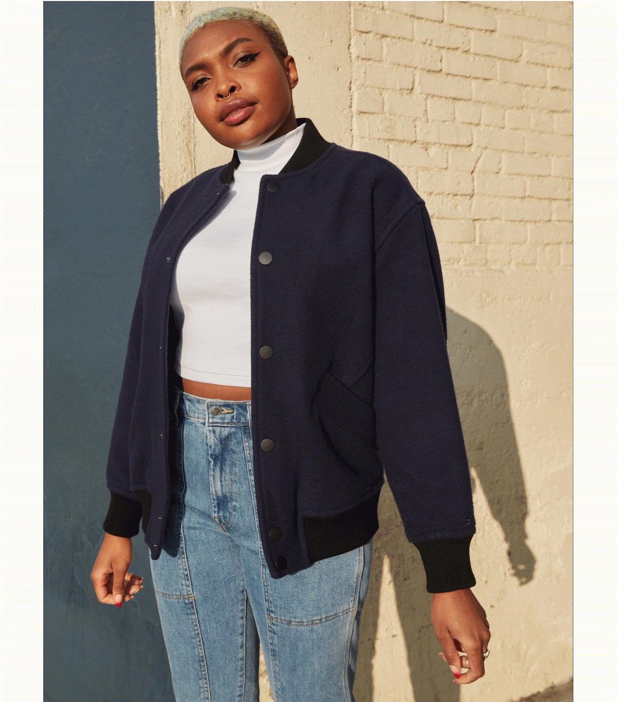 Introducing The ReWool Varsity Bomber Everlane