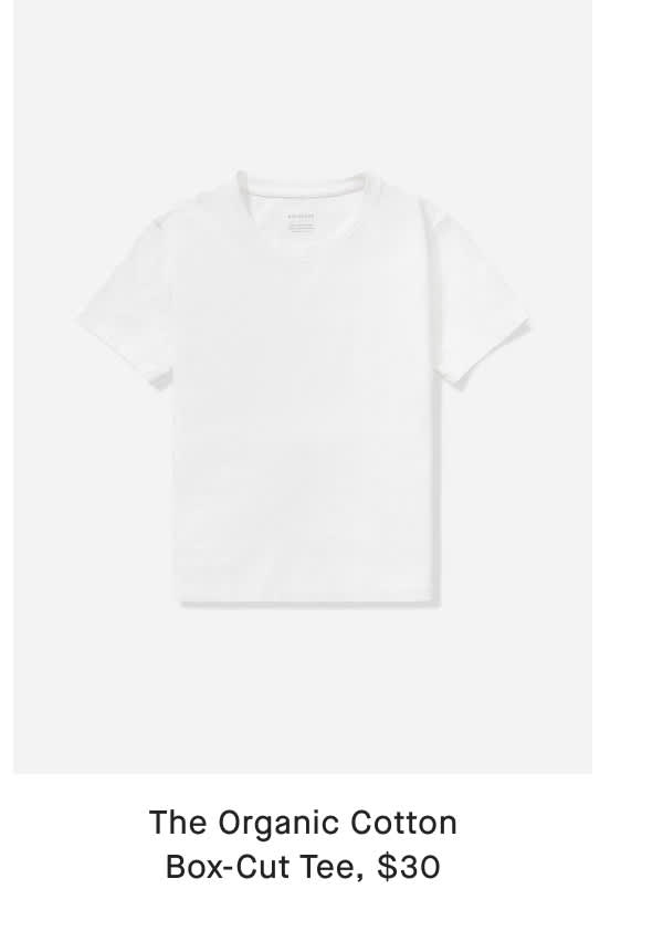 Our BestSelling Organic Cotton Tees Are Back Everlane