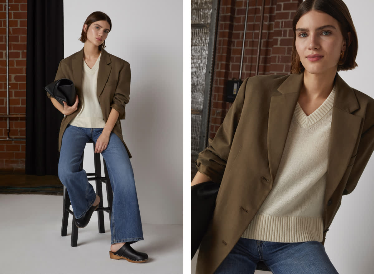 3 Ways to Wear the Sweater Vest Everlane