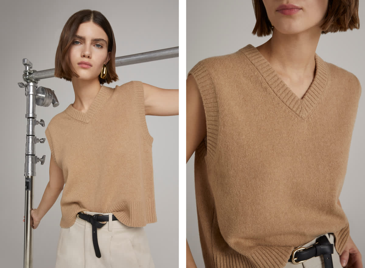 3 Ways to Wear the Sweater Vest Everlane