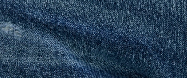 Denim Jean Fabric Texture Background. Dark Blue Vintage Jeans Close Up,  Natural Pattern of Linen Vibrant Denim Sufrace. Stylish Simple Jeans  Pattern, Urban Apparel Canvas with Empty Copy Space Stock Photo |