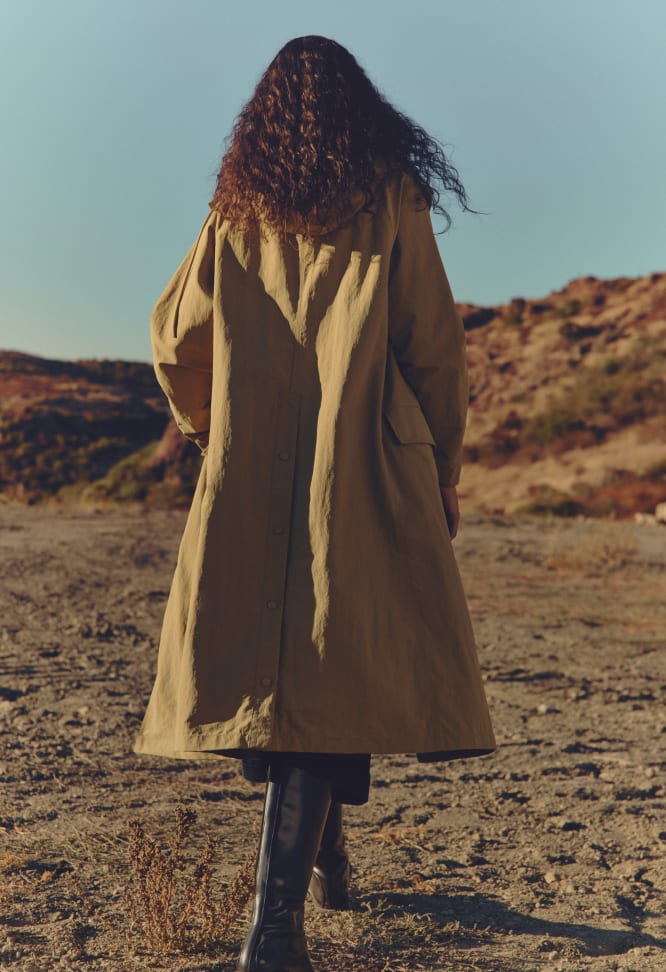 Everlane lavender coat online