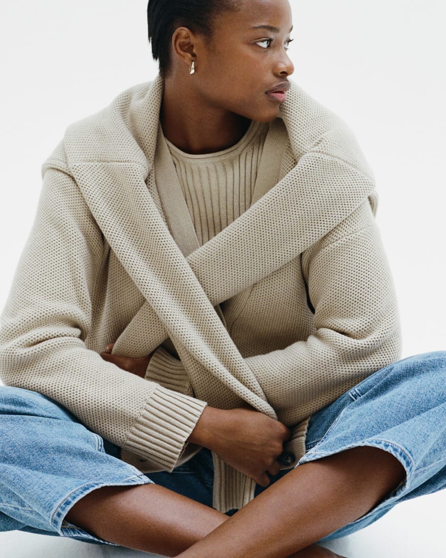 Everlane store wrap sweater