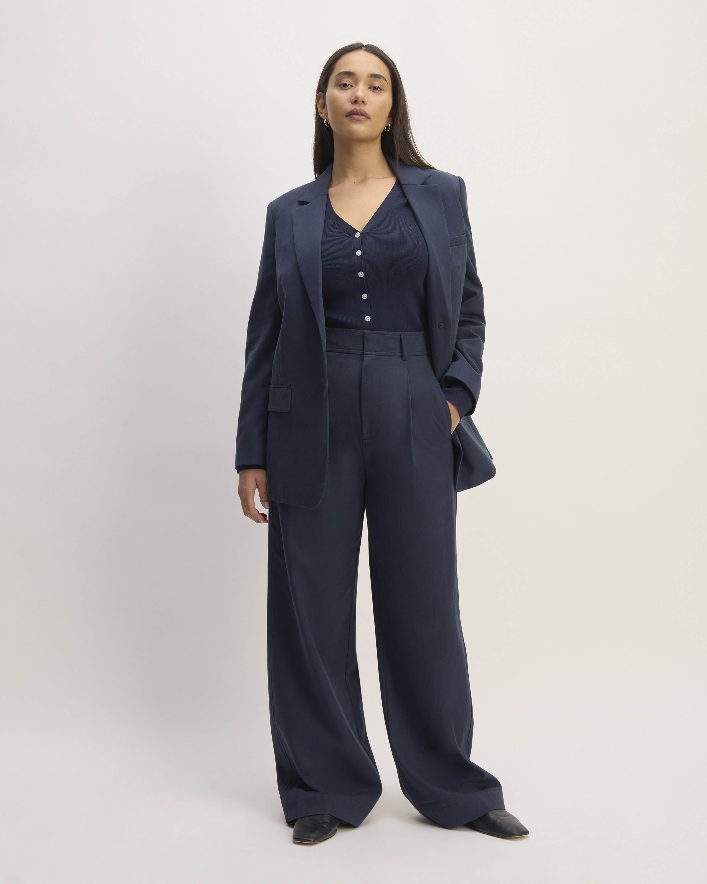 The Way-High® Drape Pant Navy – Everlane