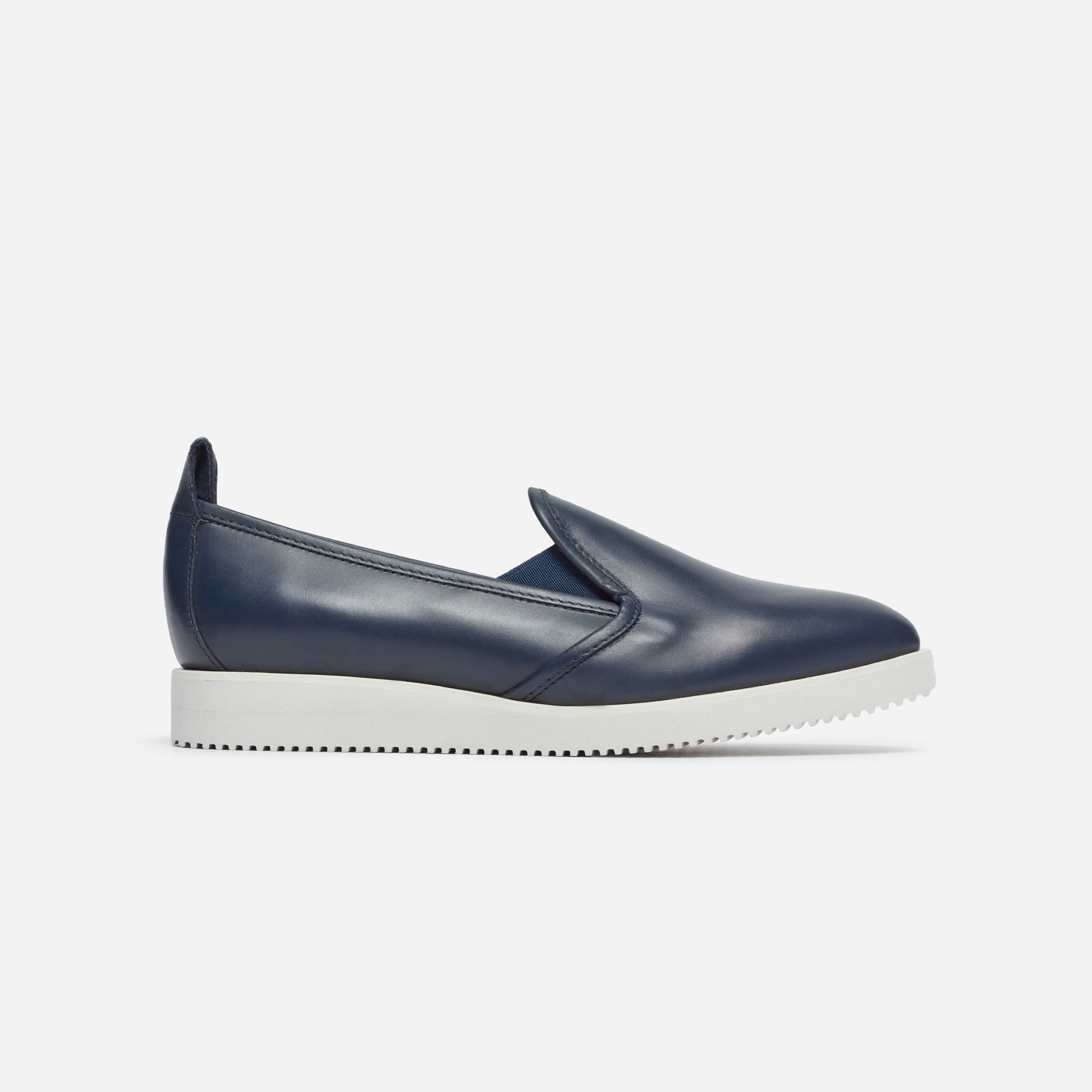 The Leather Street Shoe Navy – Everlane
