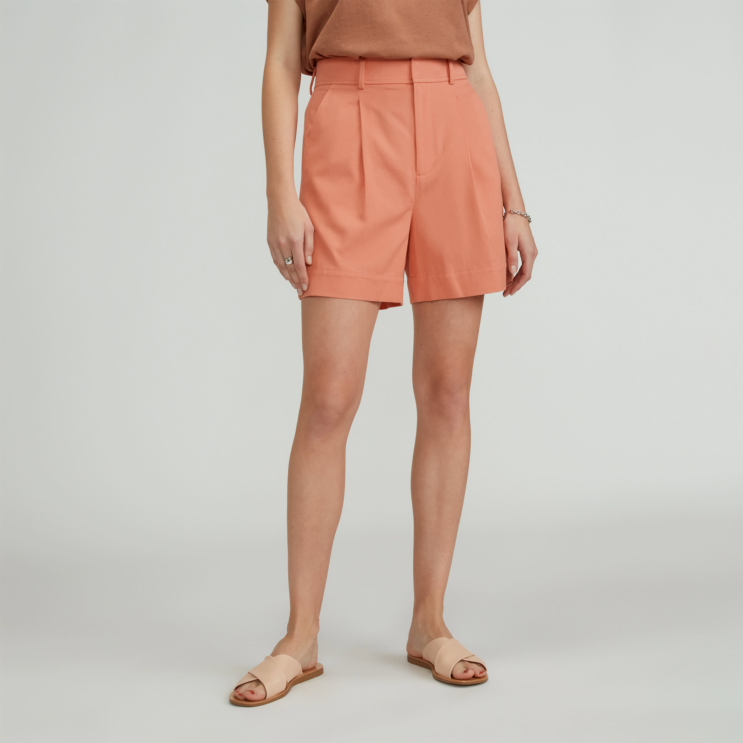 Old Tiralahilacha Hannia Tencel Shorts Pink