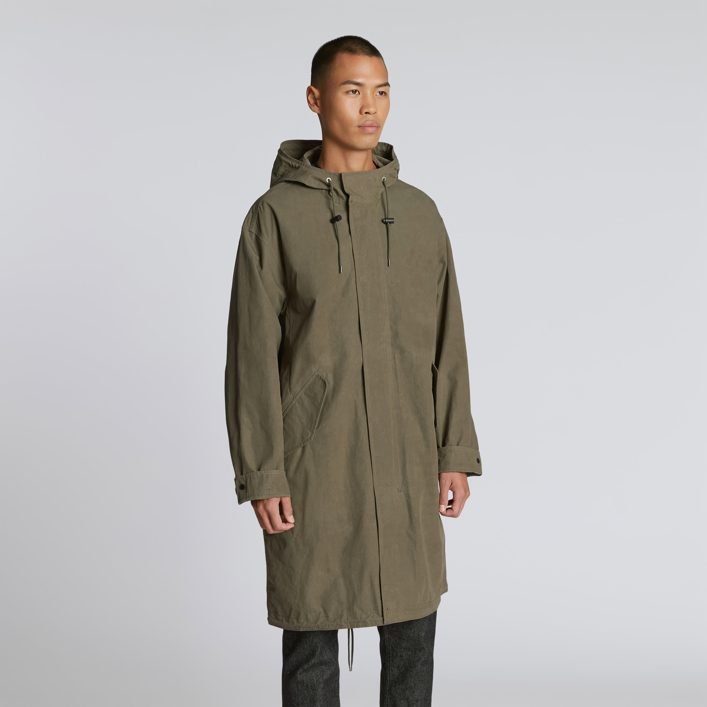 The Waxed Cotton Parka Kalamata Everlane