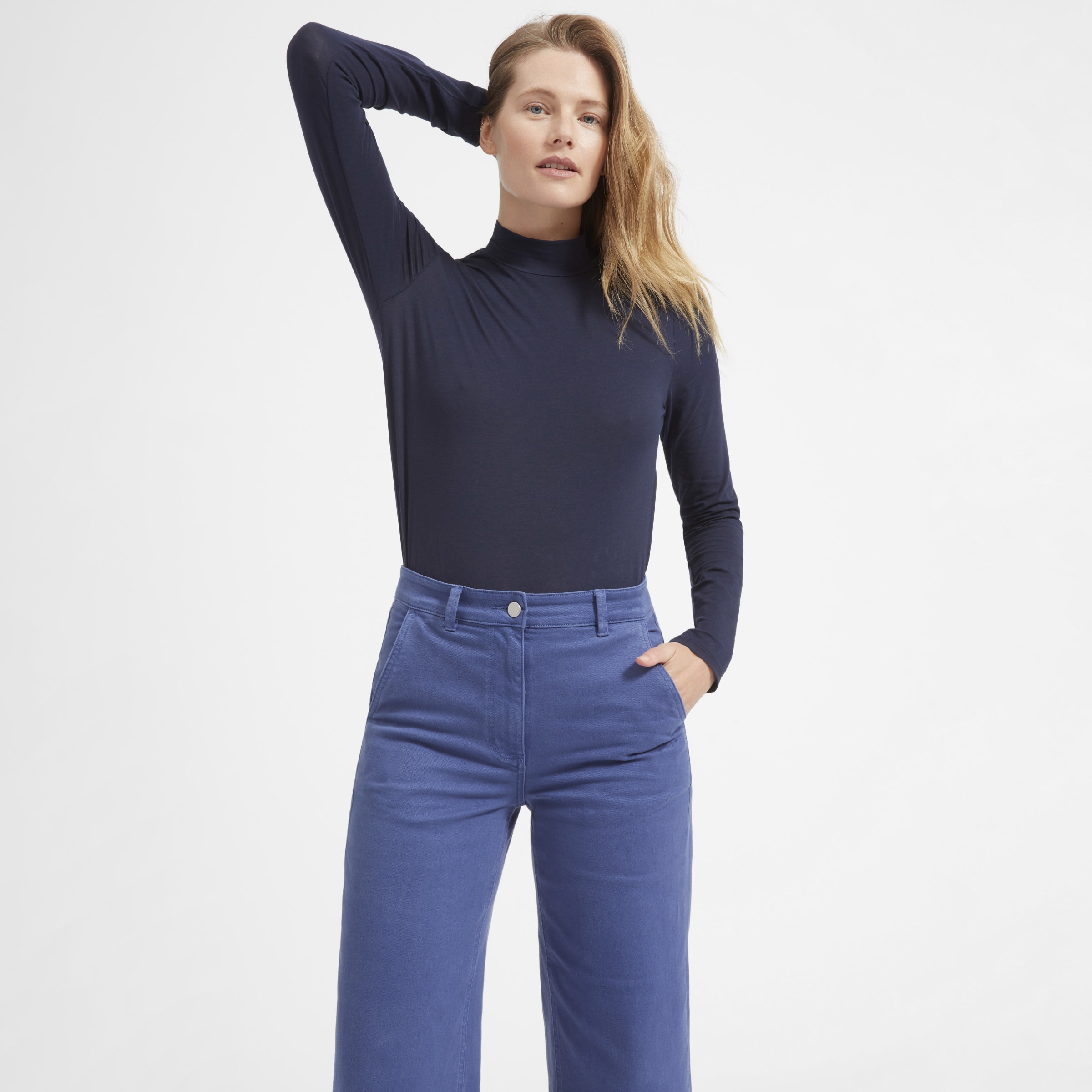 Everlane pima stretch turtleneck sale