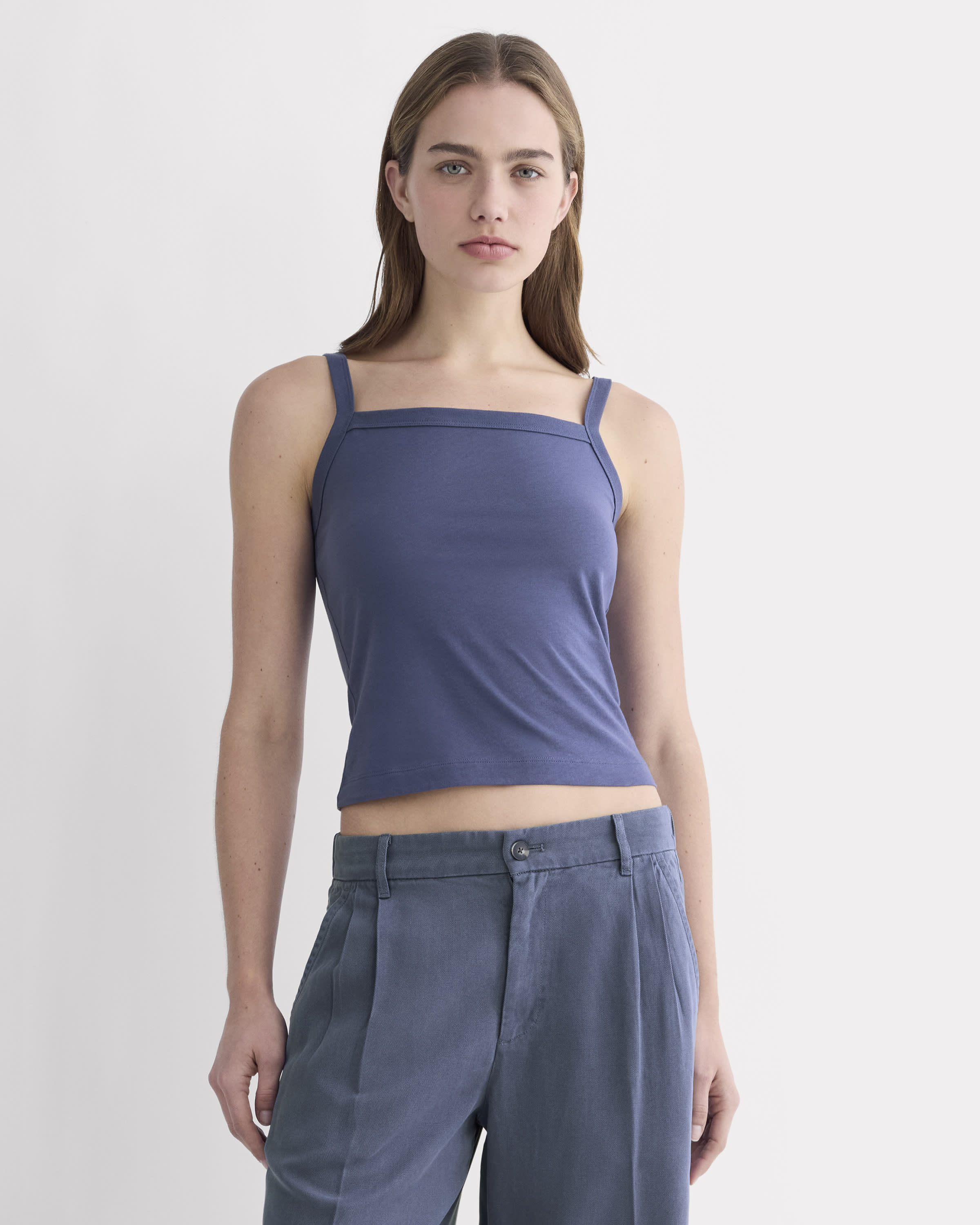 ELENDEEK 【新品】SQUARE NECK PAD TANK
