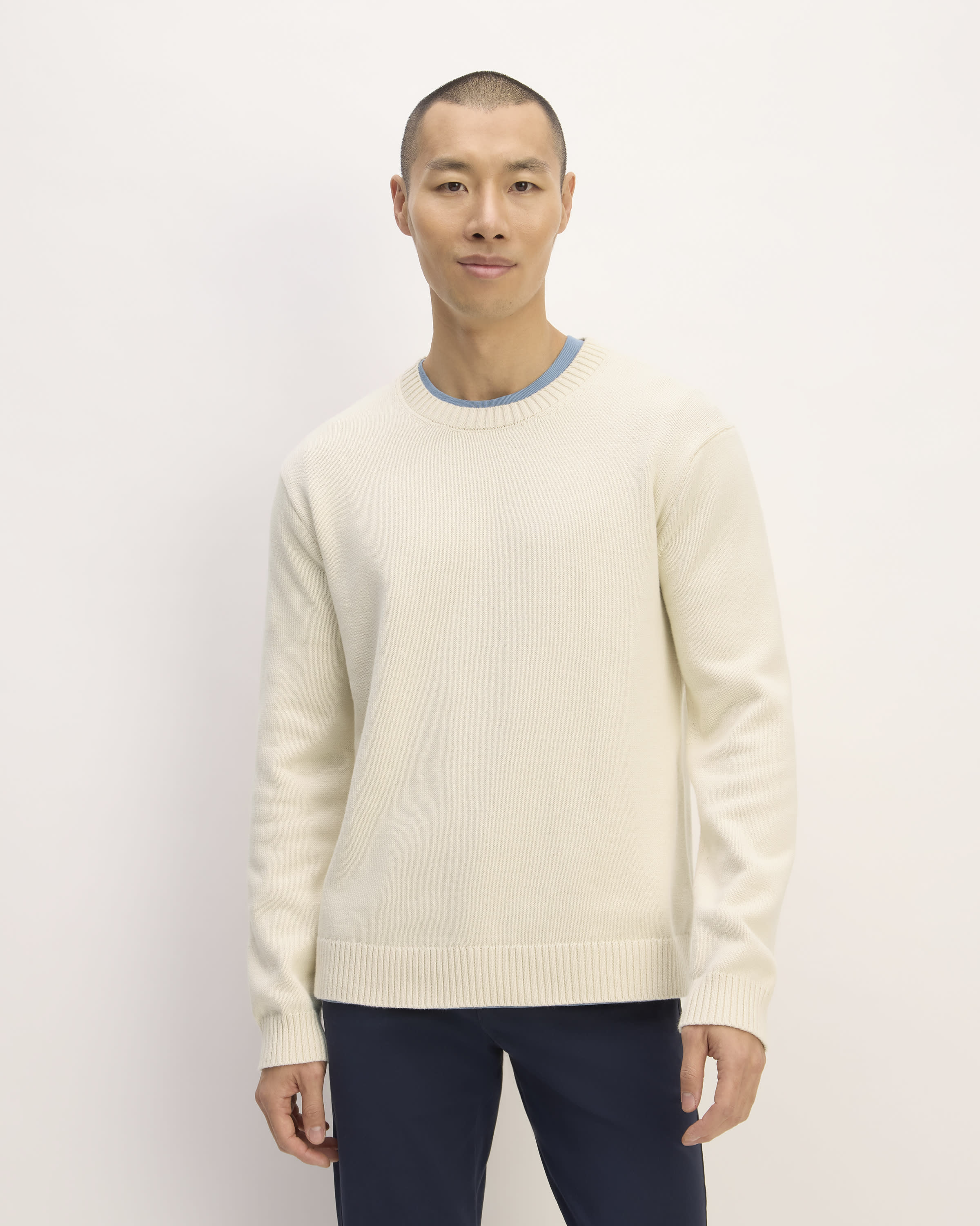 The Classic Sweater in Everyday Cotton Canvas – Everlane