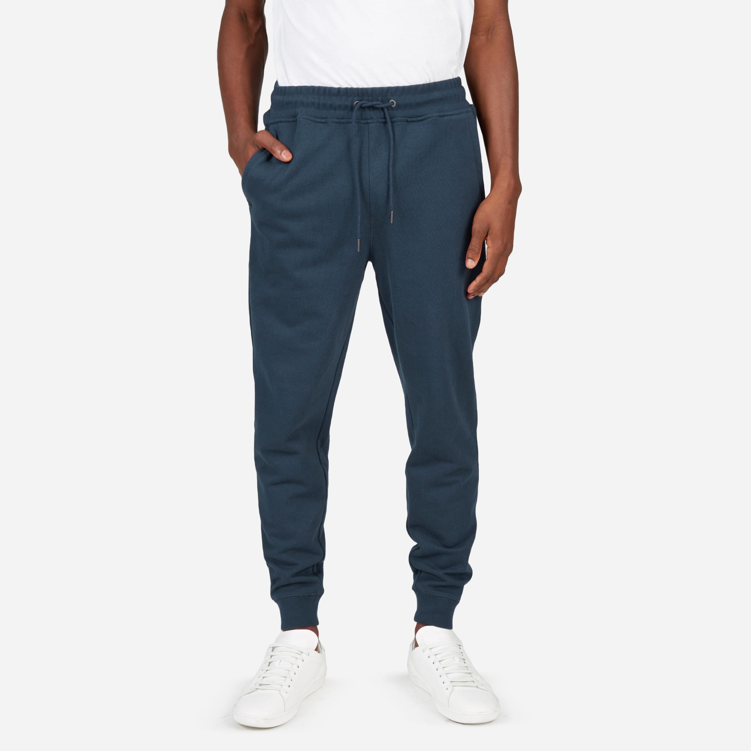The Classic French Terry Sweatpant Navy – Everlane