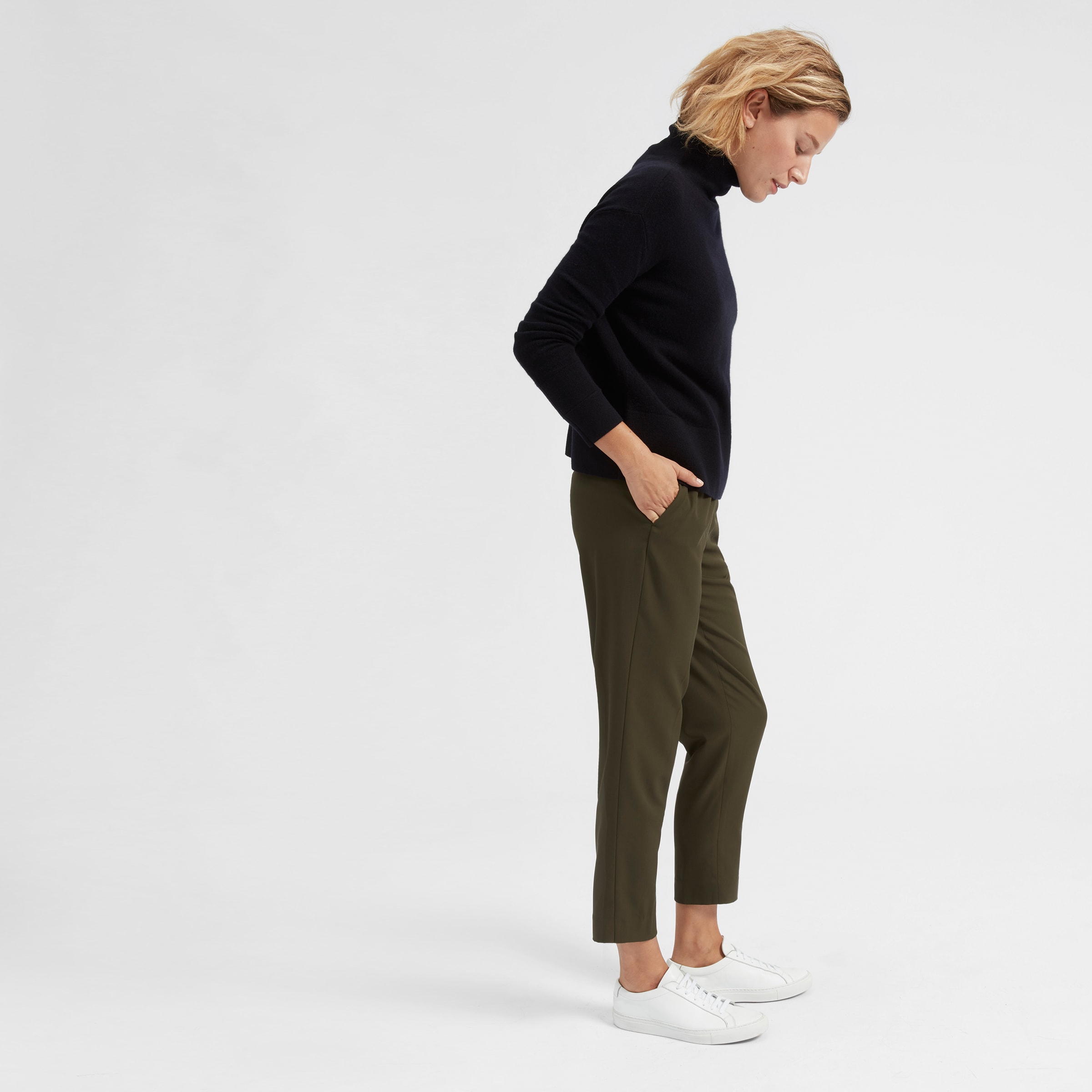 The Italian GoWeave Crop Trouser