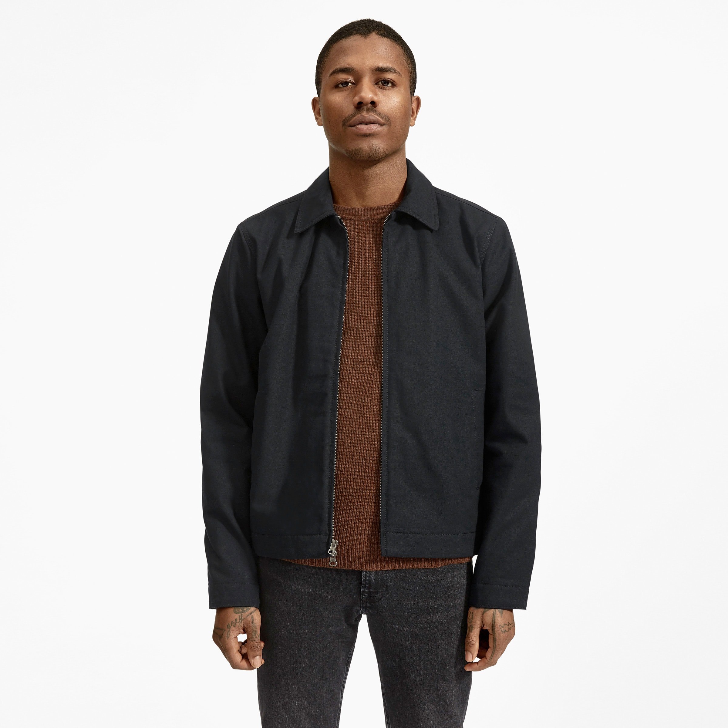 The Filled Canvas Jacket Black Everlane