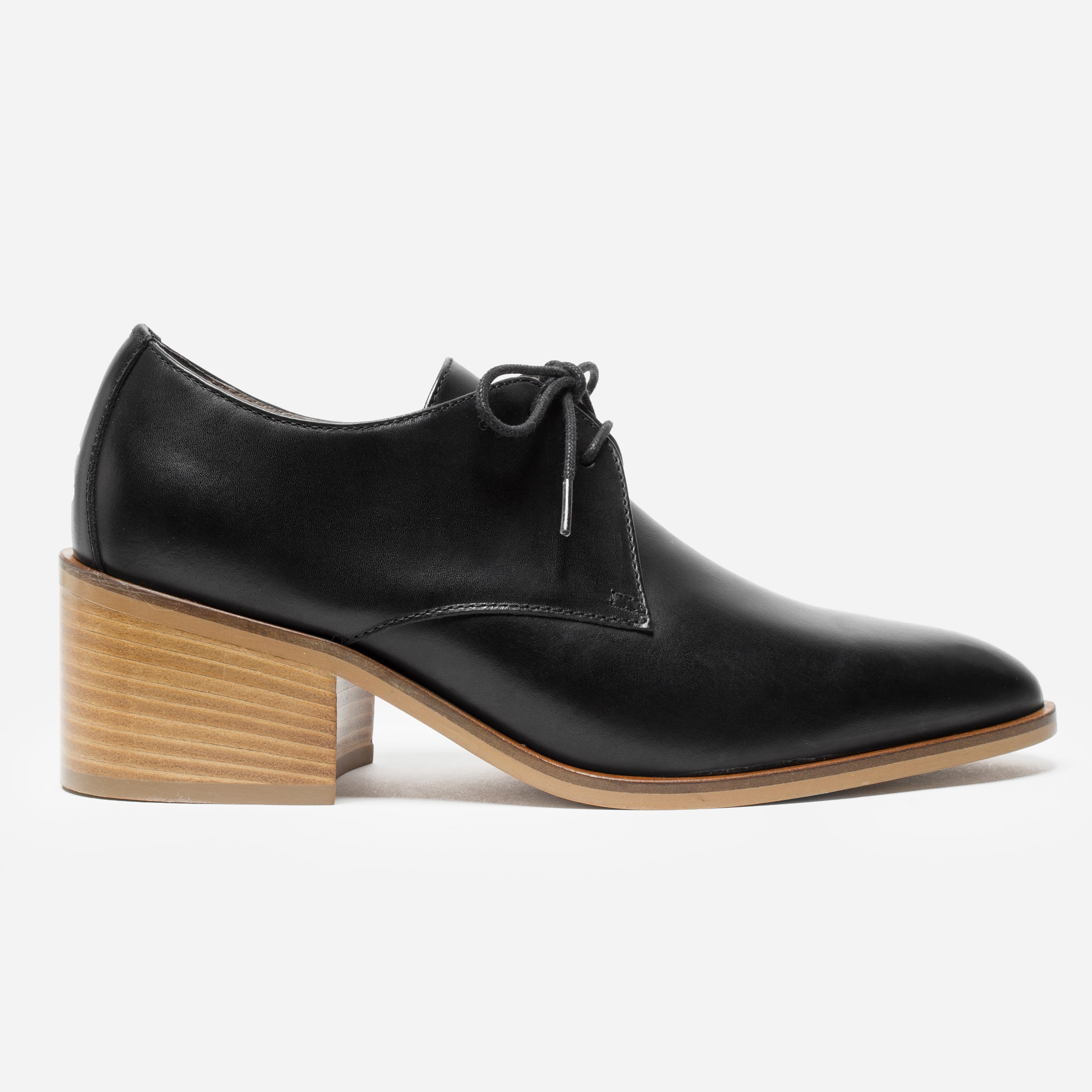 heeled oxford shoes