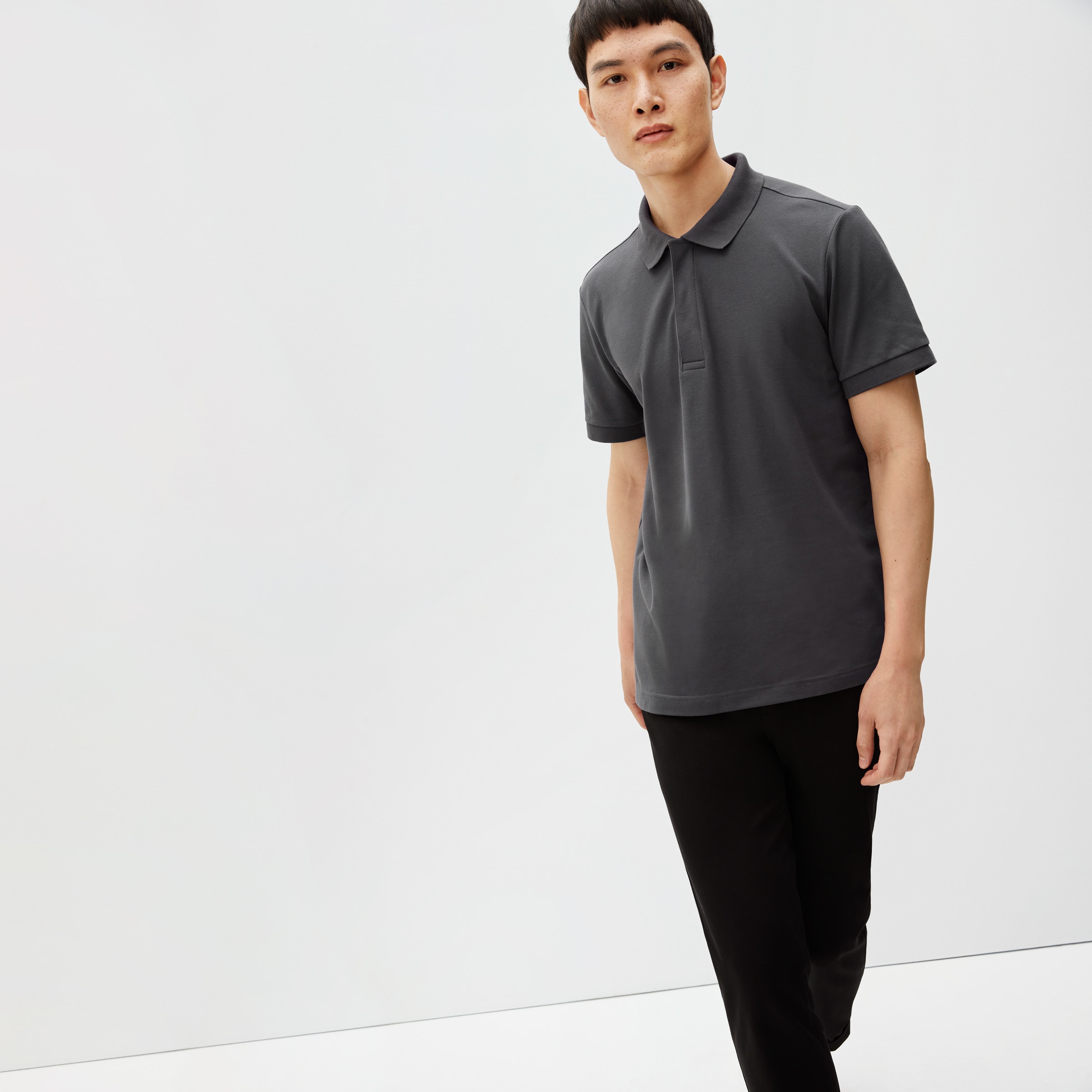 The Performance Polo Slate Grey – Everlane