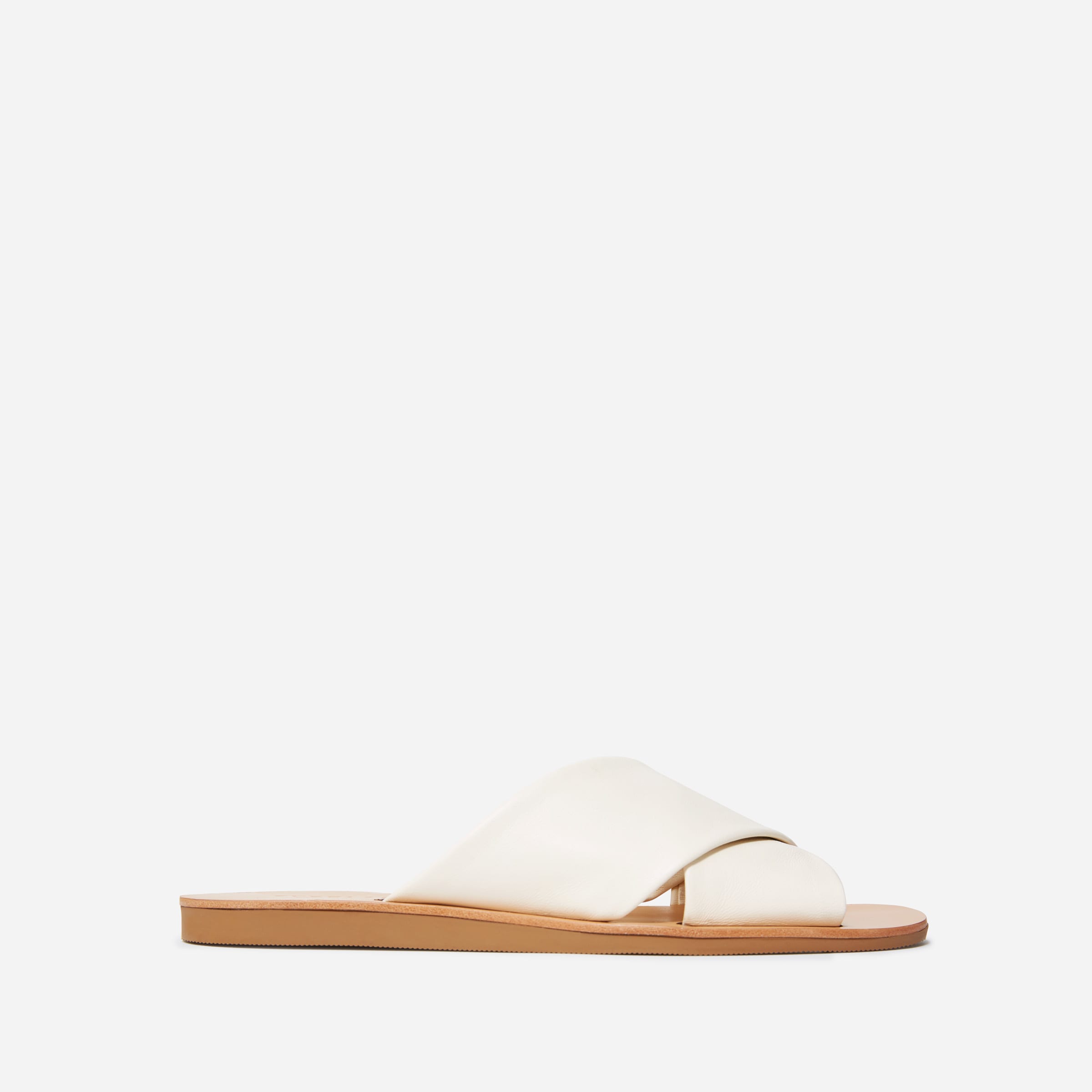 The Day Crossover Sandal Cream – Everlane