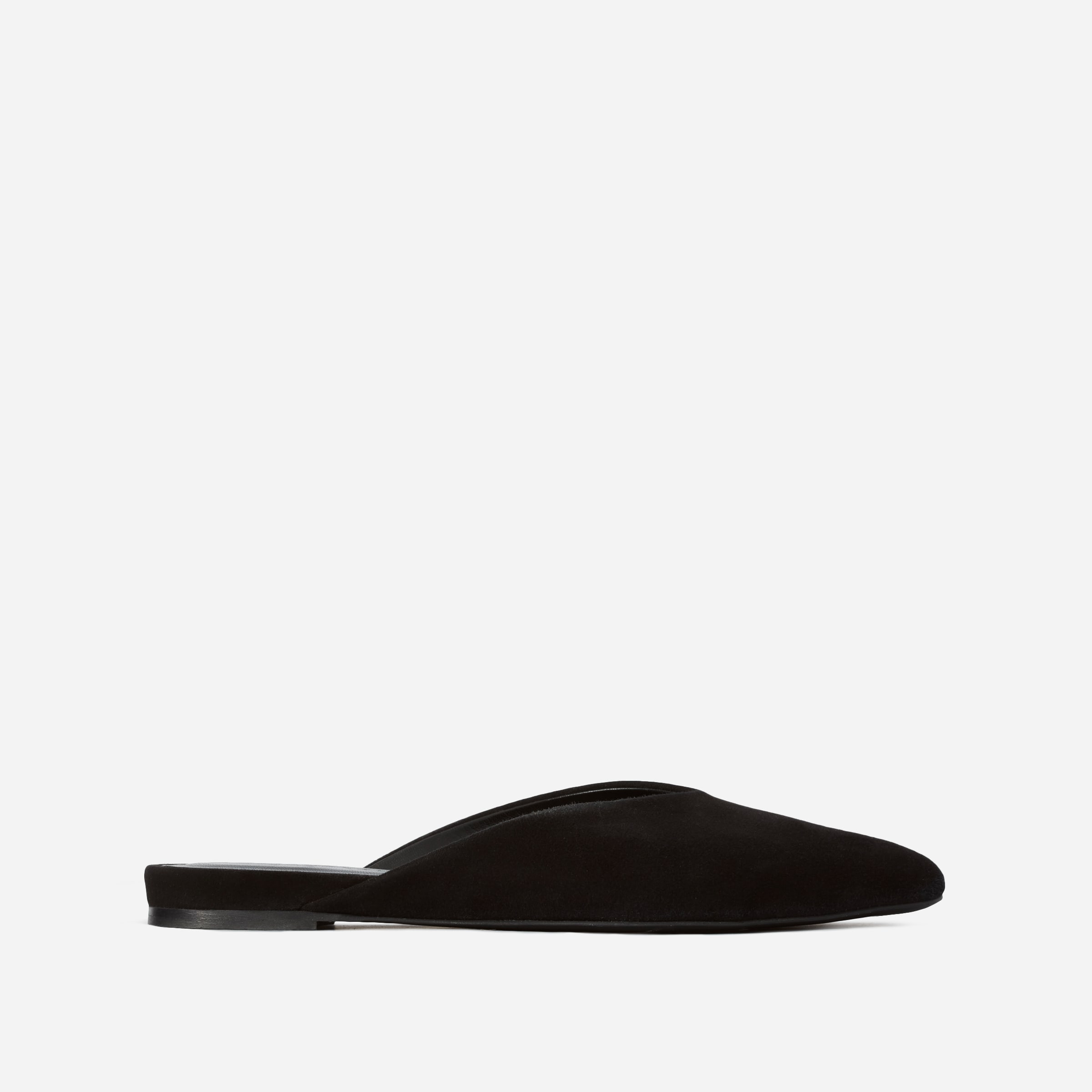 The V Mule Black Suede – Everlane