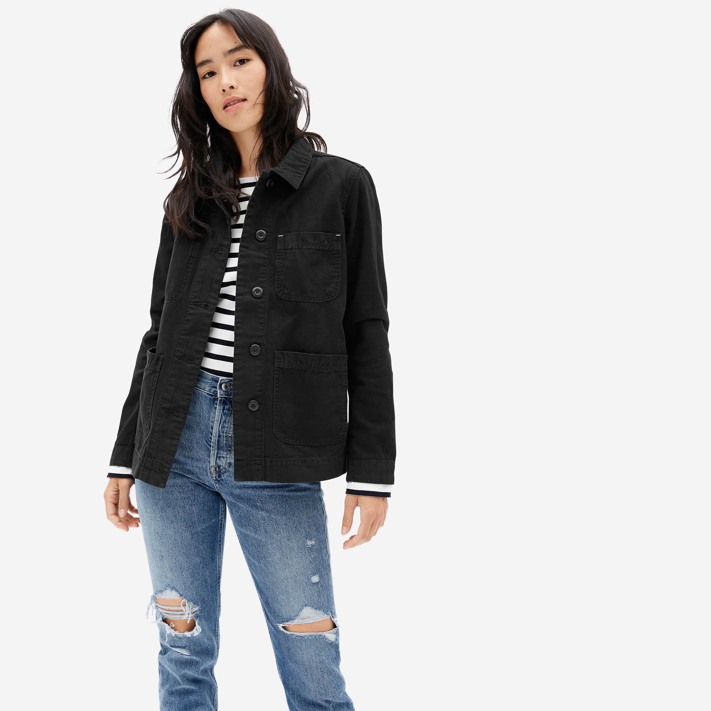 The Chore Jacket Black Everlane