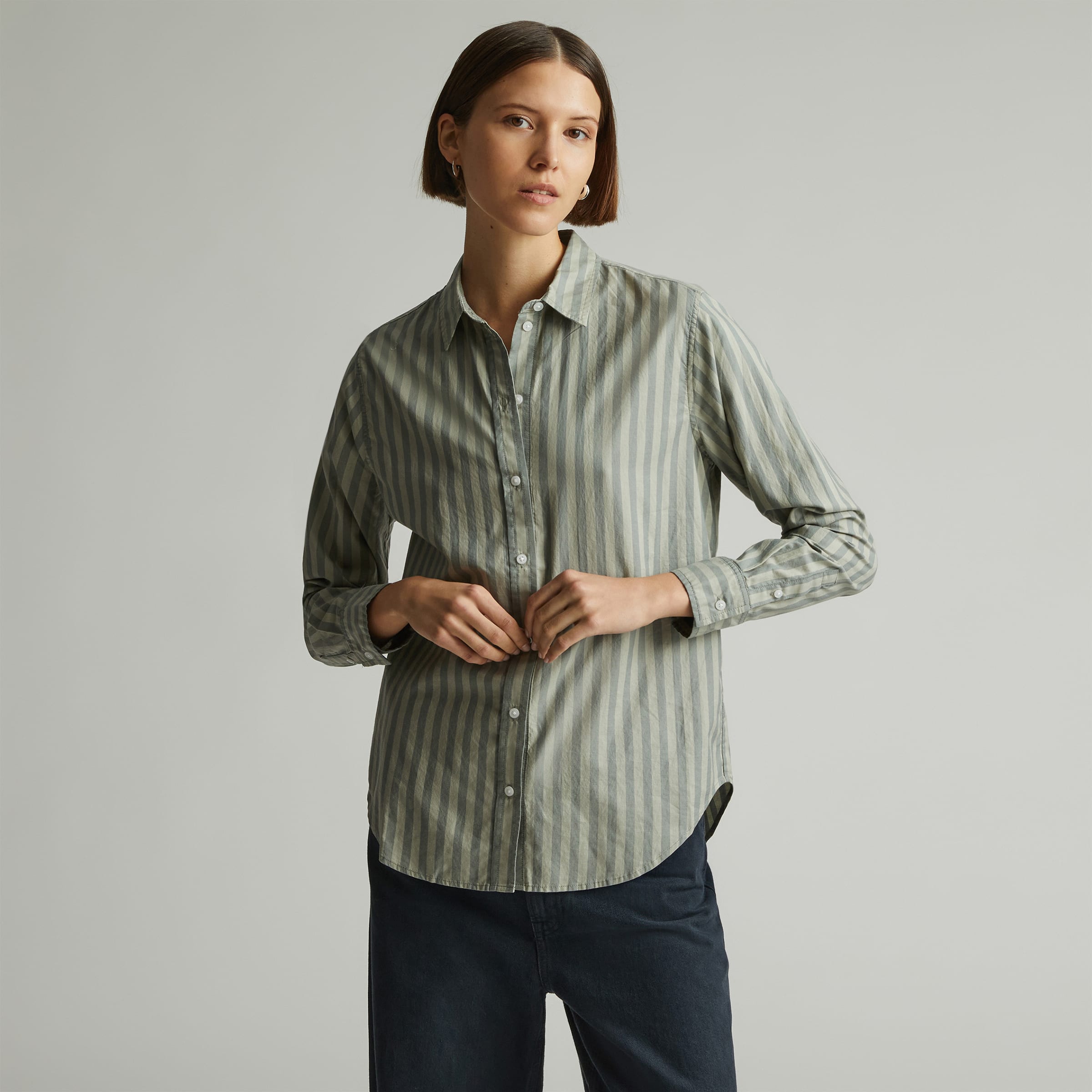 Bonnie Silk Shirt - Sea Green