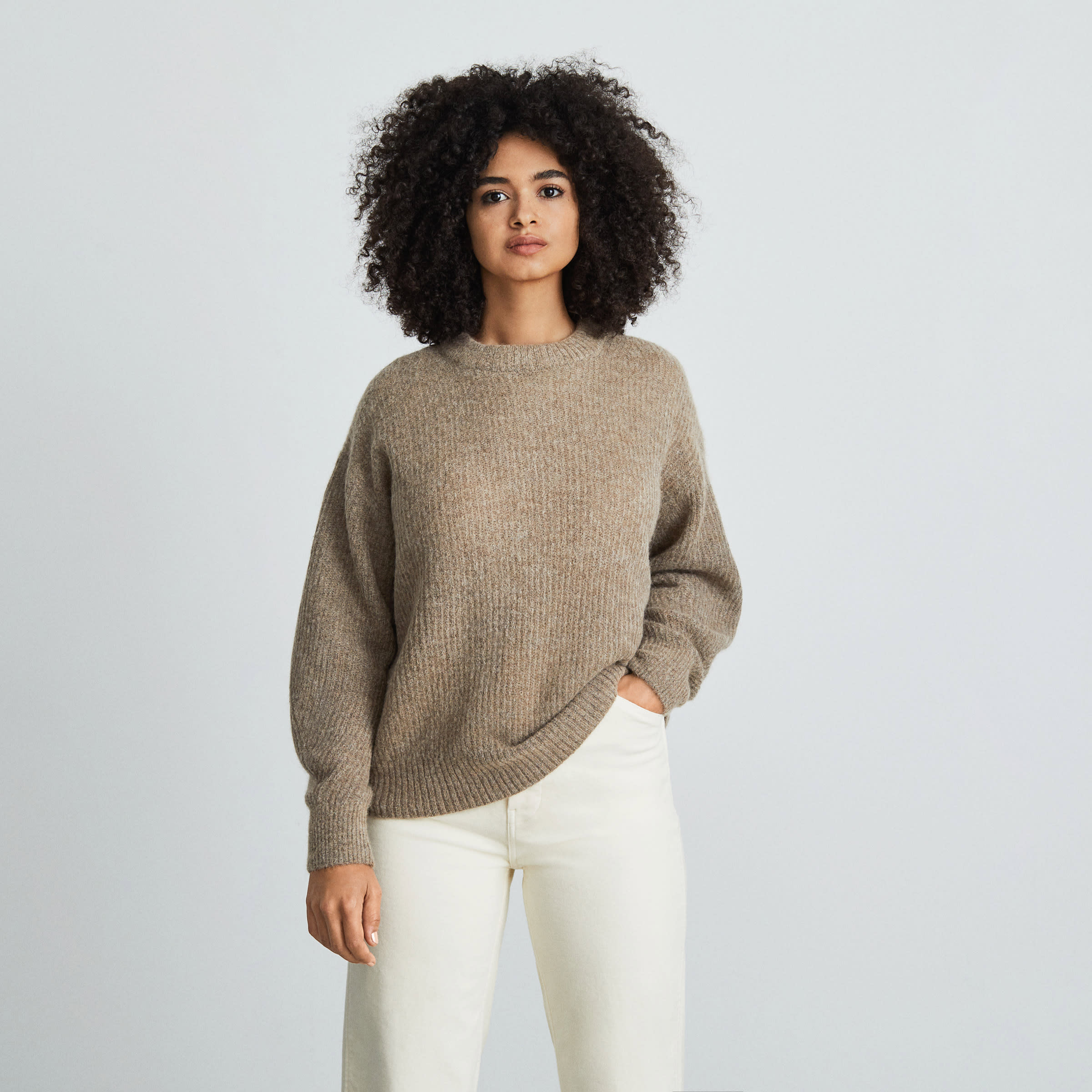 Everlane the Alpaca Crew Sweater Sale 2023