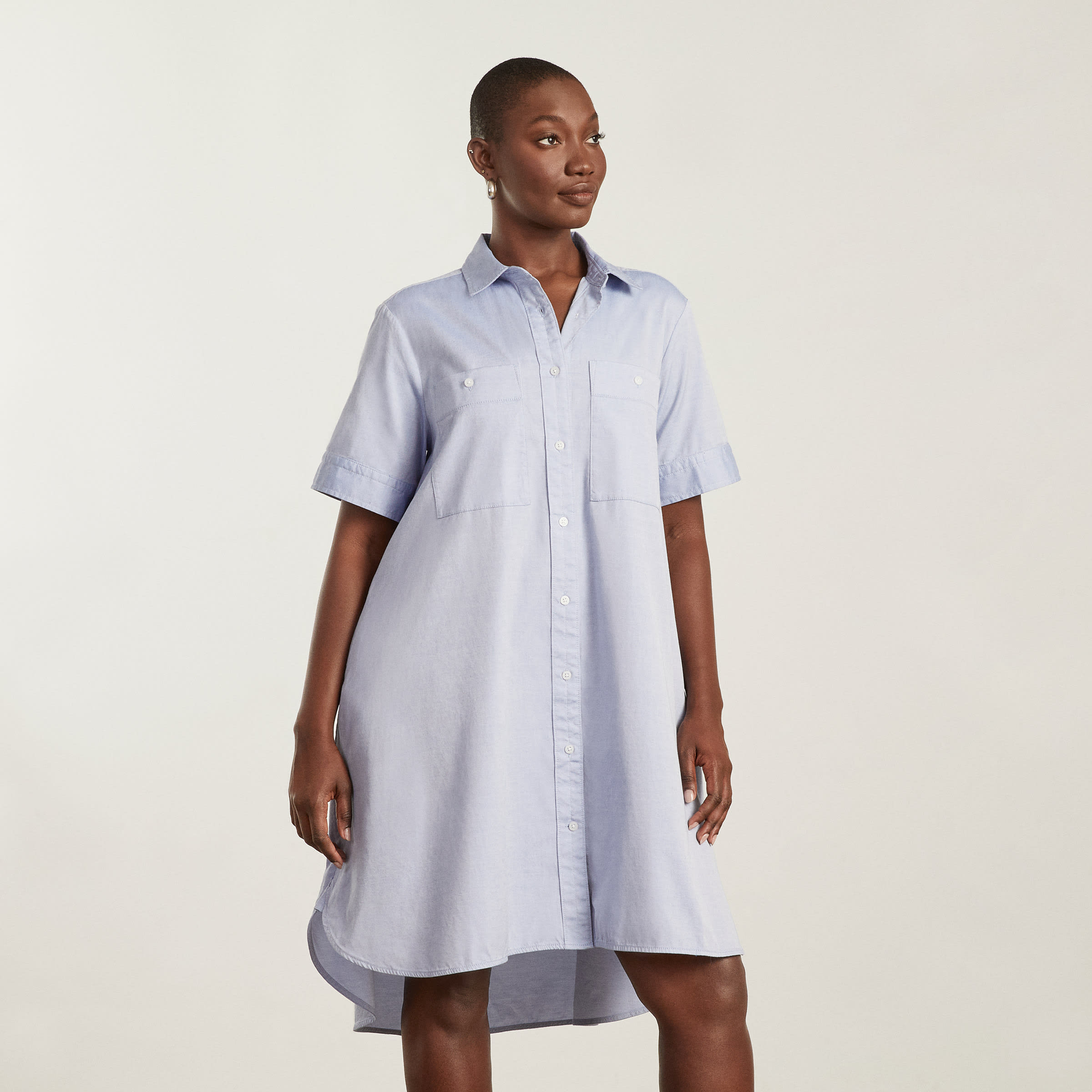 The Daytripper Shirtdress Slate Blue – Everlane