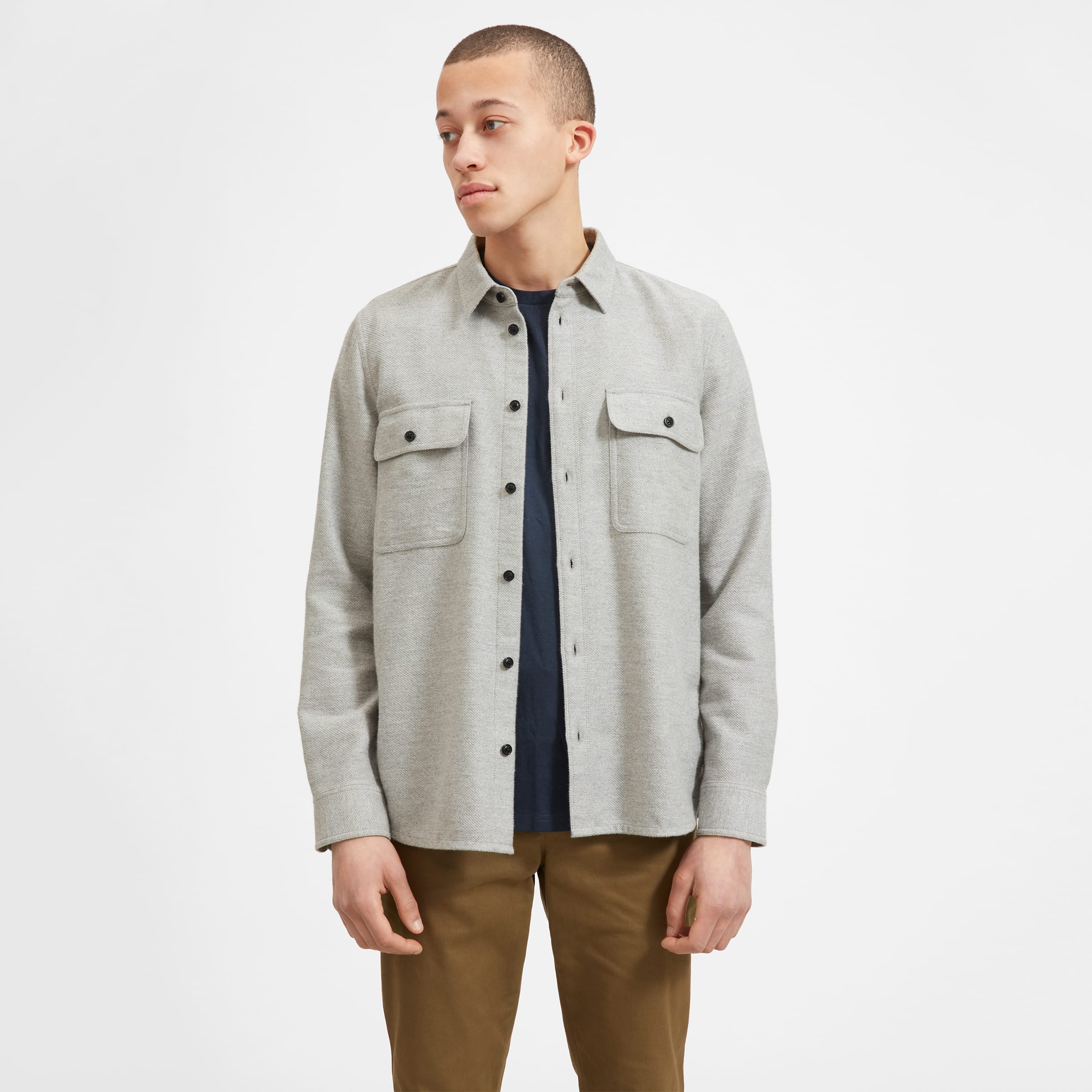 overshirt grey