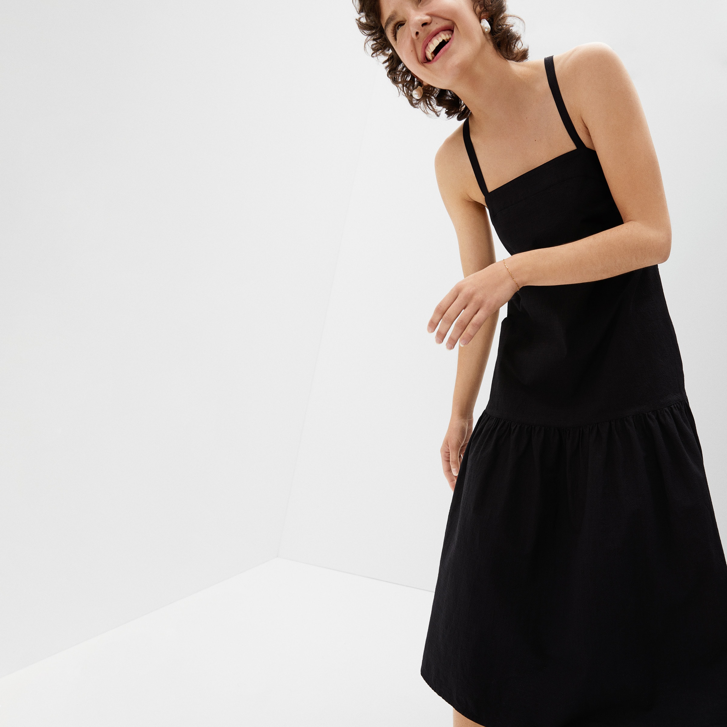 pinafore dress everlane