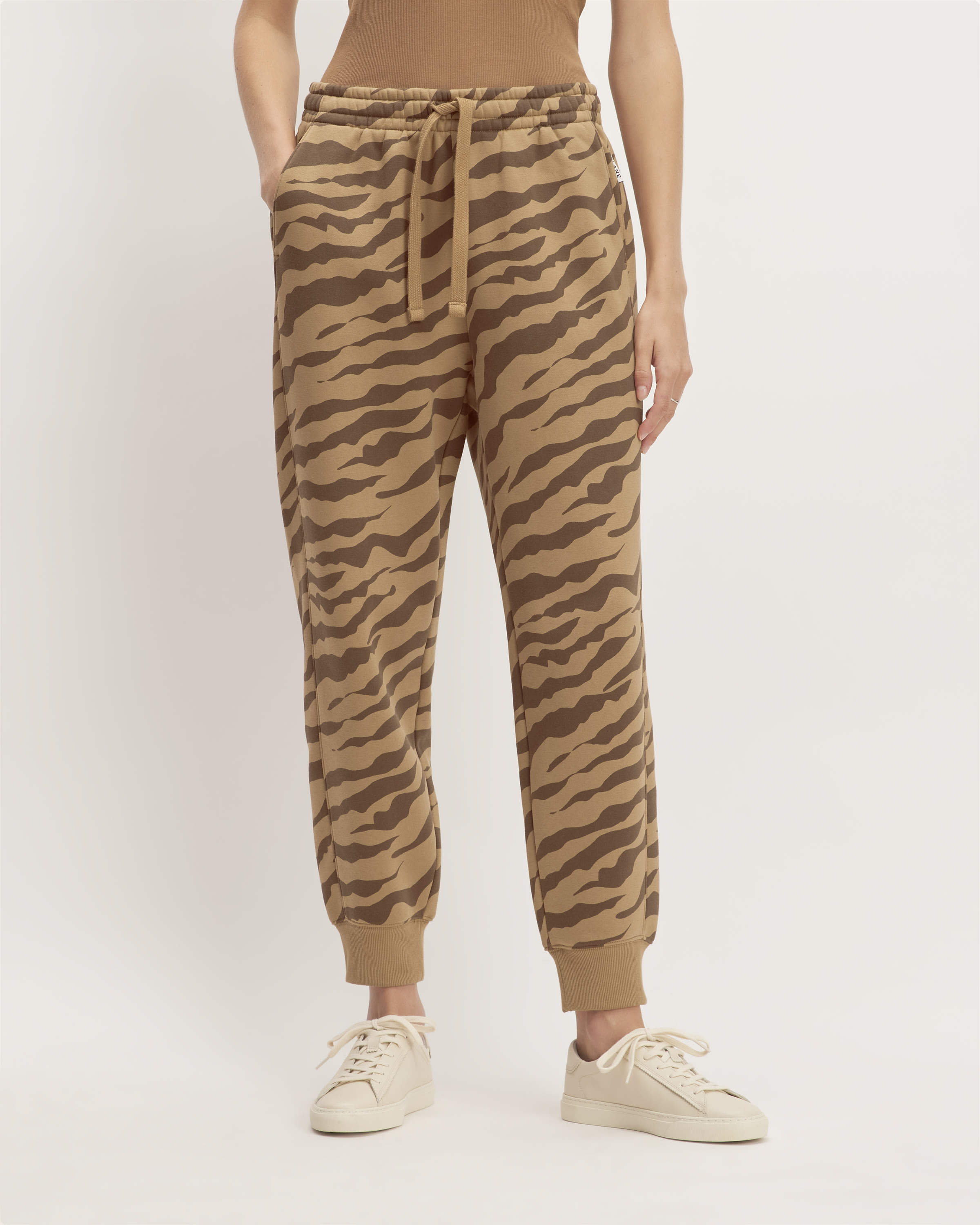 Camo Print Joggers In Organic Cotton