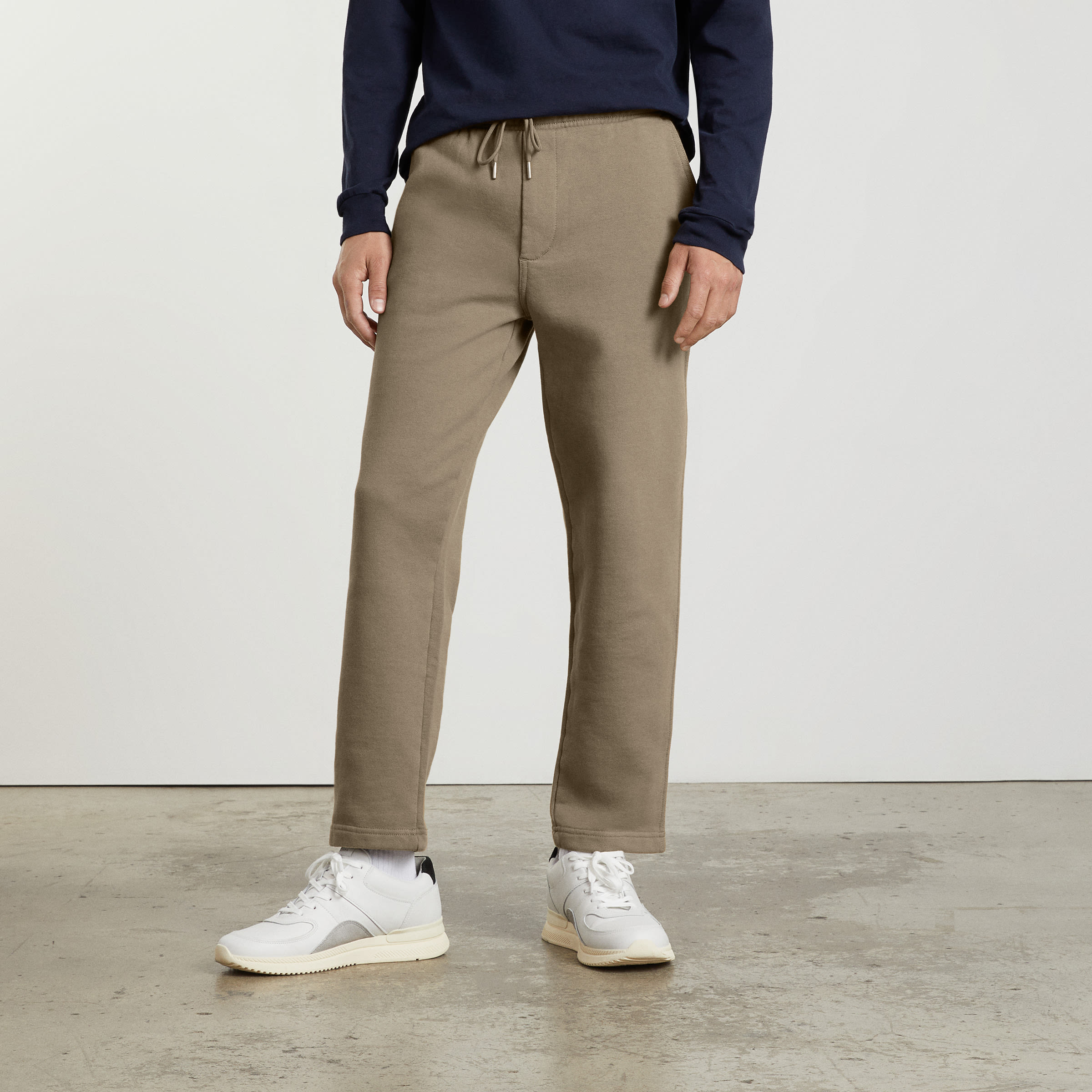 The Organic French Terry Sweatpant Overcast – Everlane