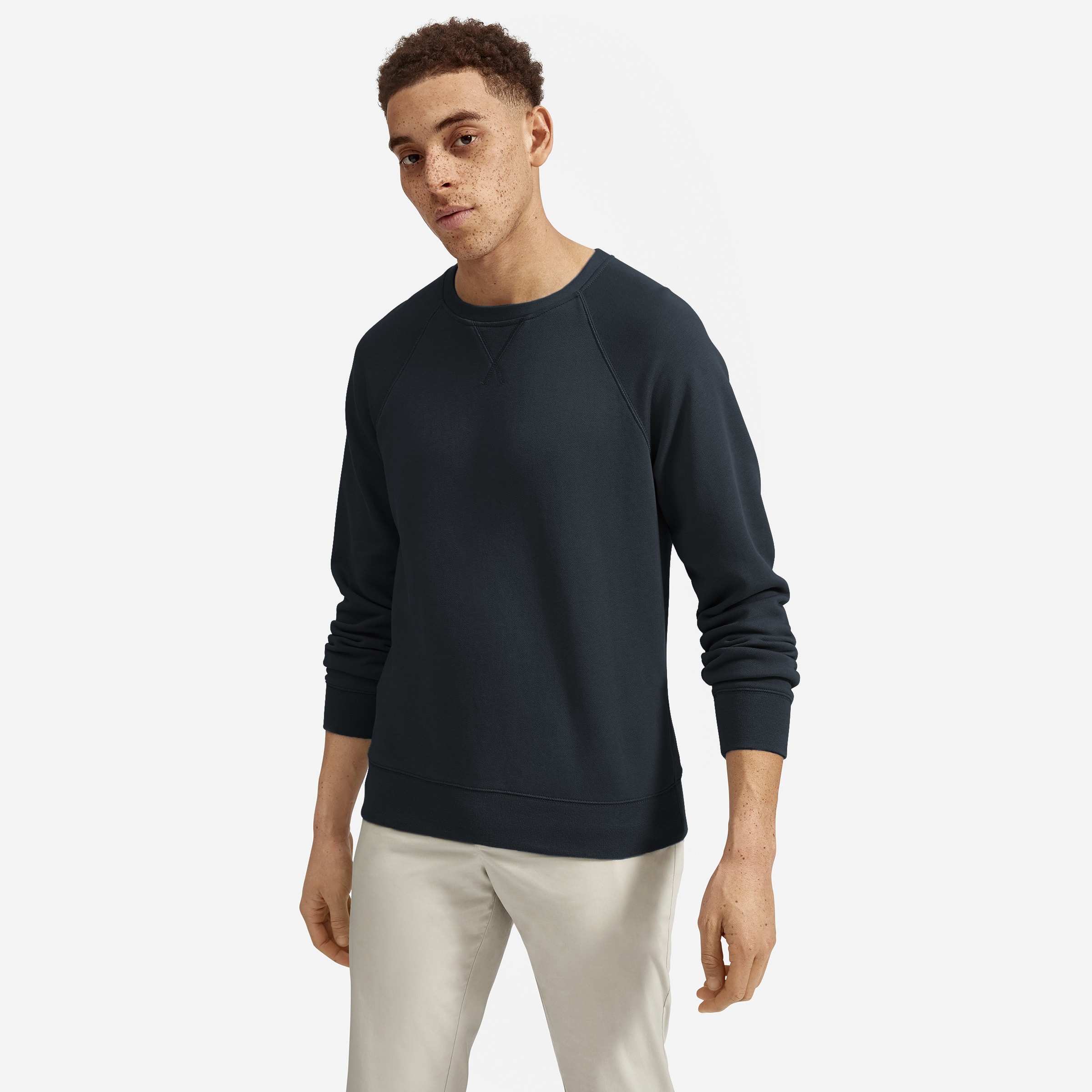 Everlane lightweight french online terry crew