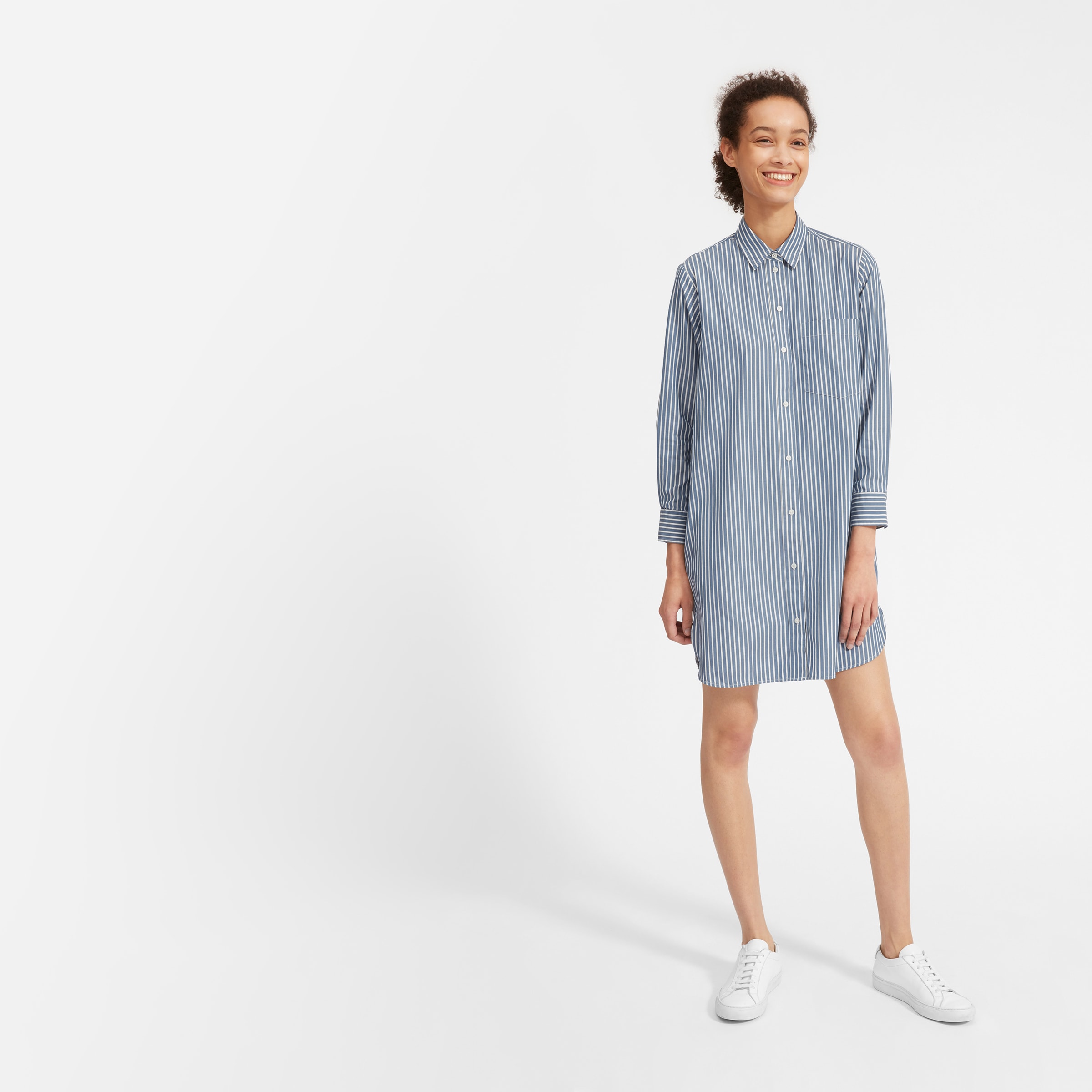 dkny solid linen dress