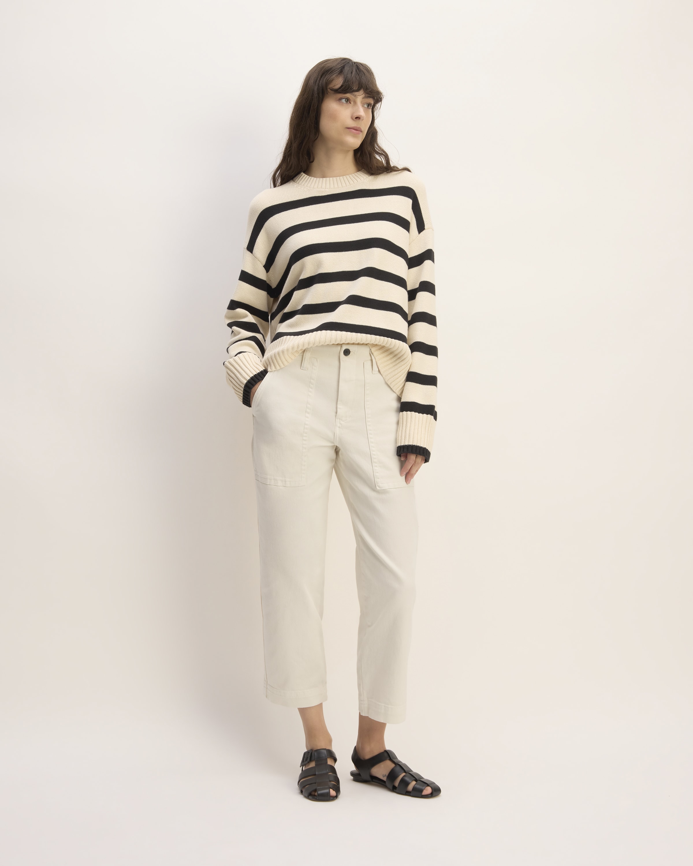 The Organic Utility Pant Bone – Everlane