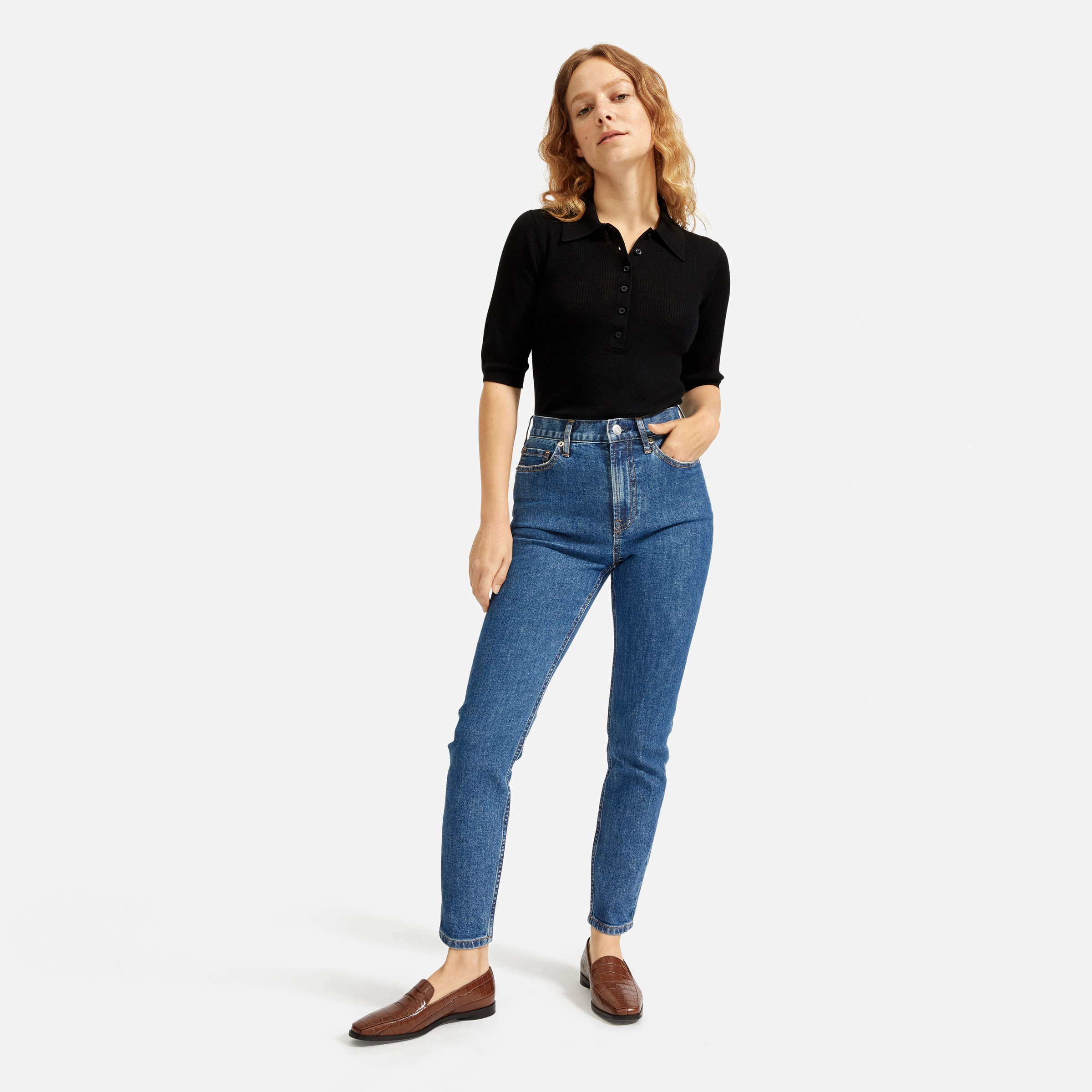 high rise skinny everlane