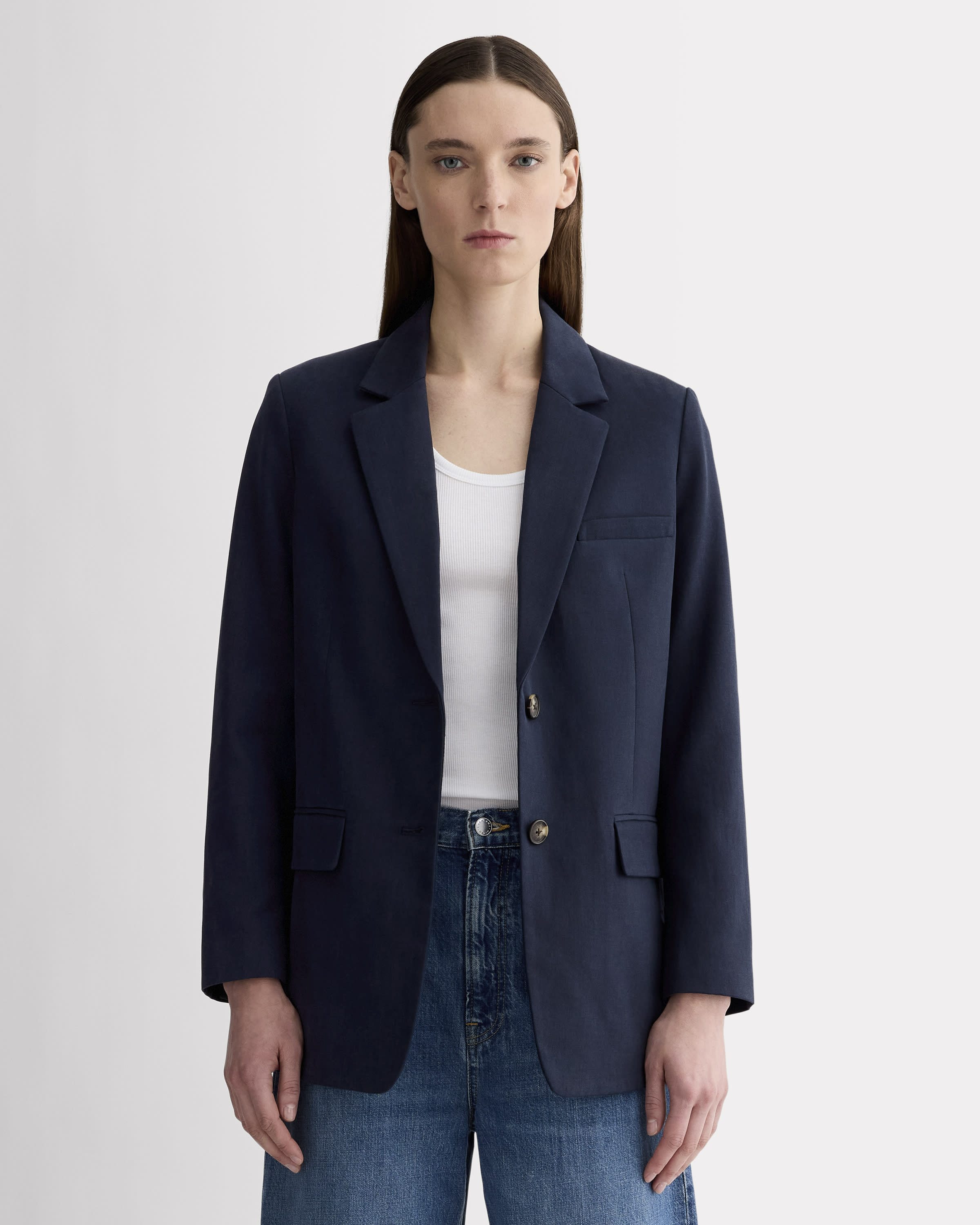 next navy blazer womens