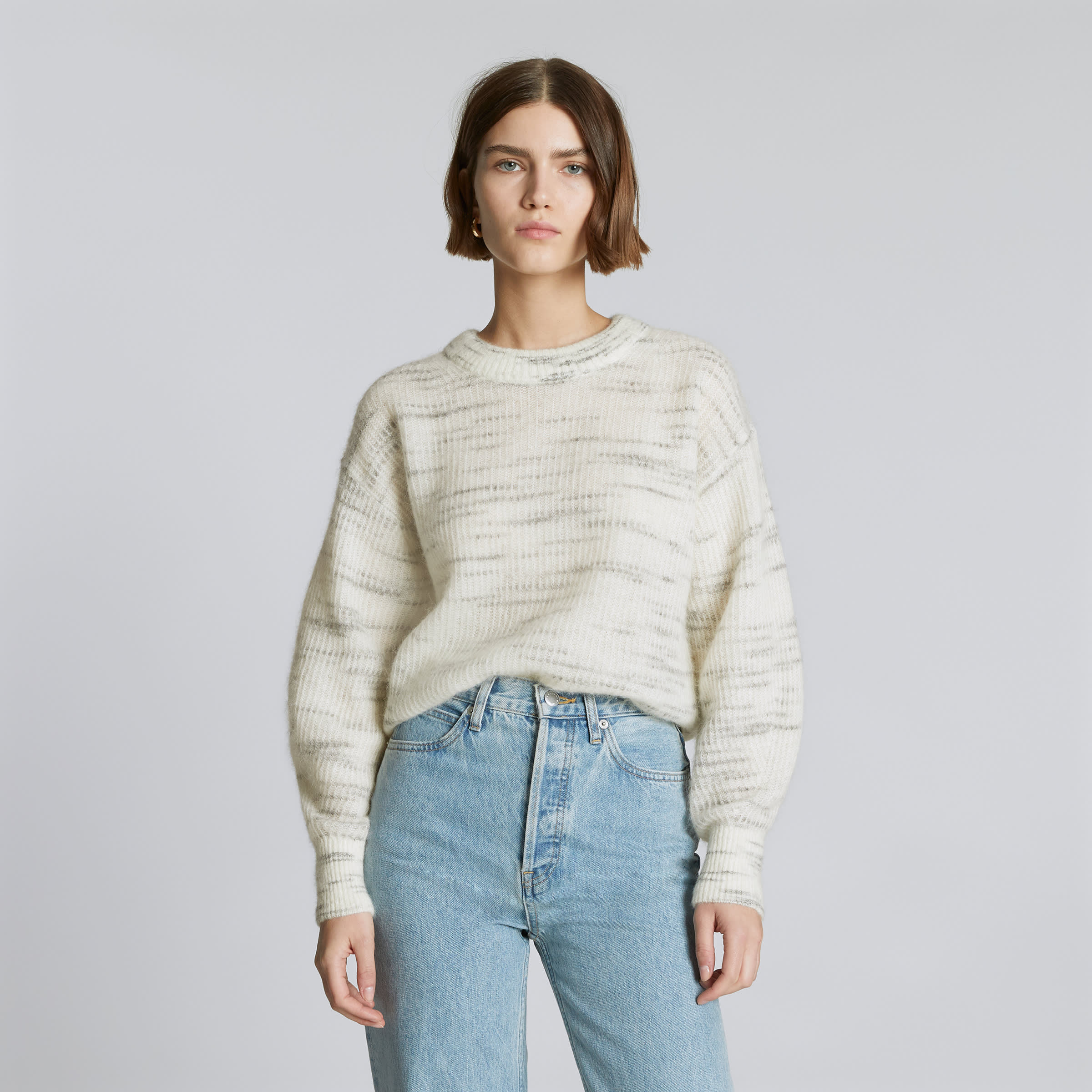 The Alpaca Crew Light Grey Heather – Everlane