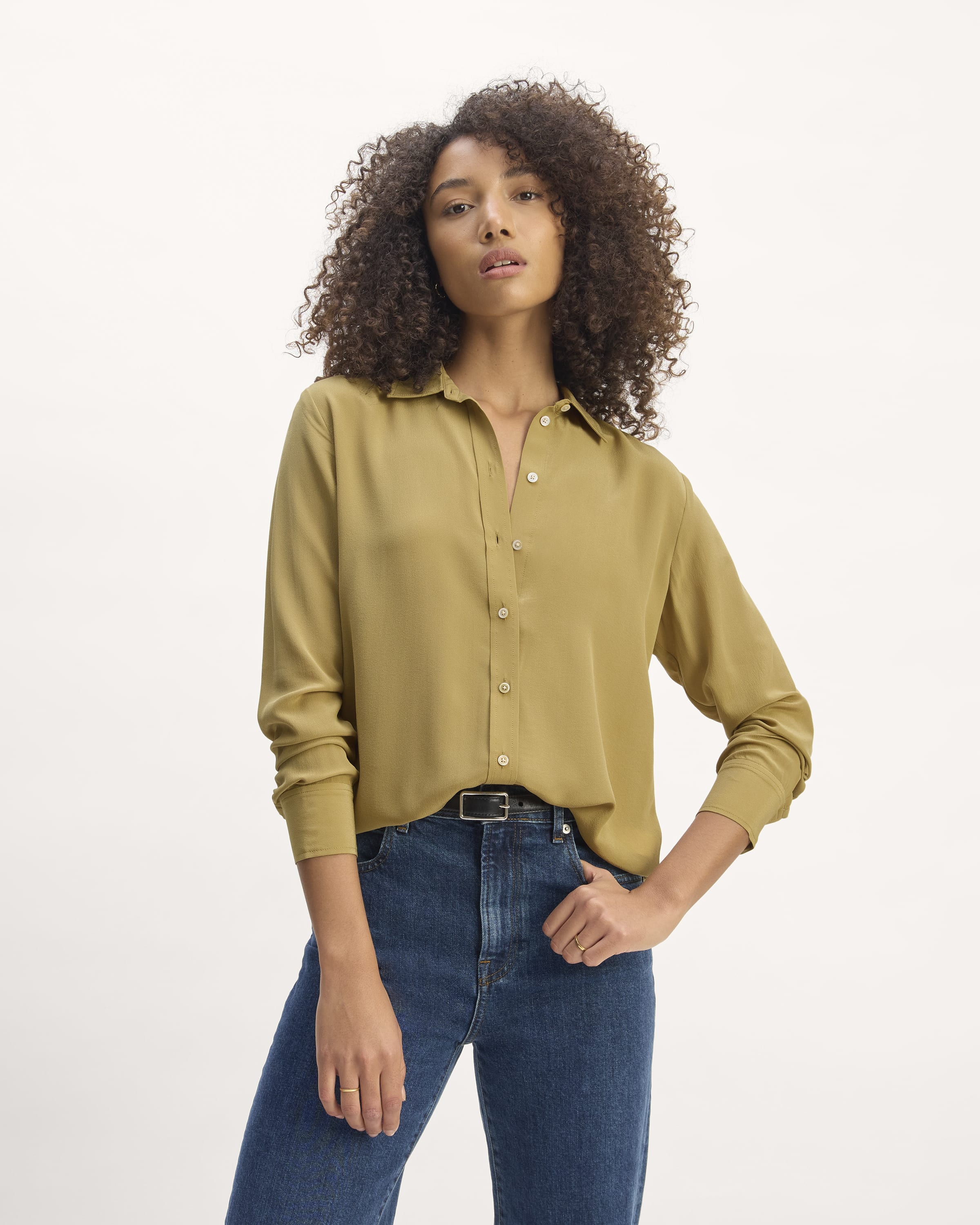 Selene Raw Silk Shirt main image 1