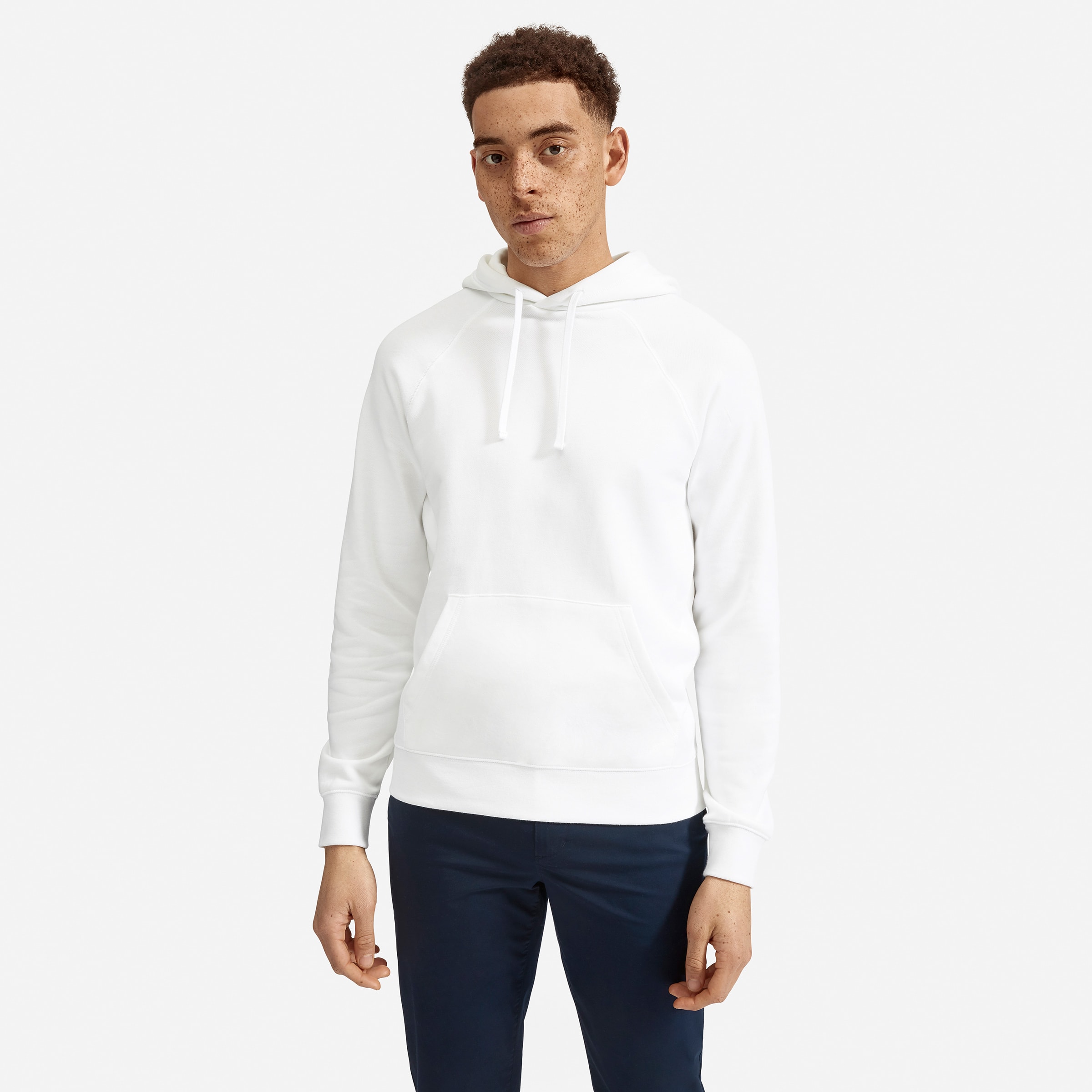 The Lightweight French Terry Hoodie White – Everlane