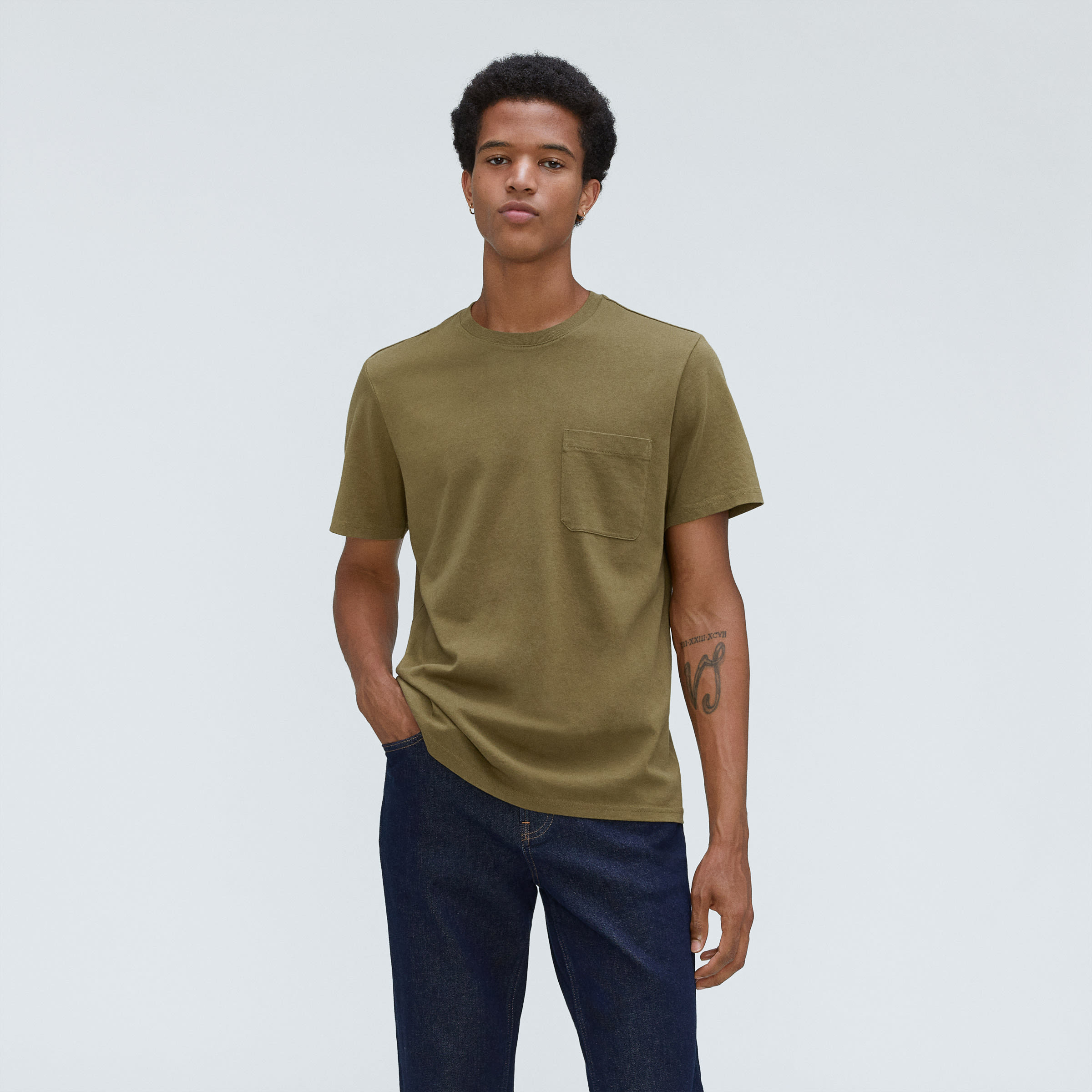 The Premium-Weight Pocket Tee | Uniform