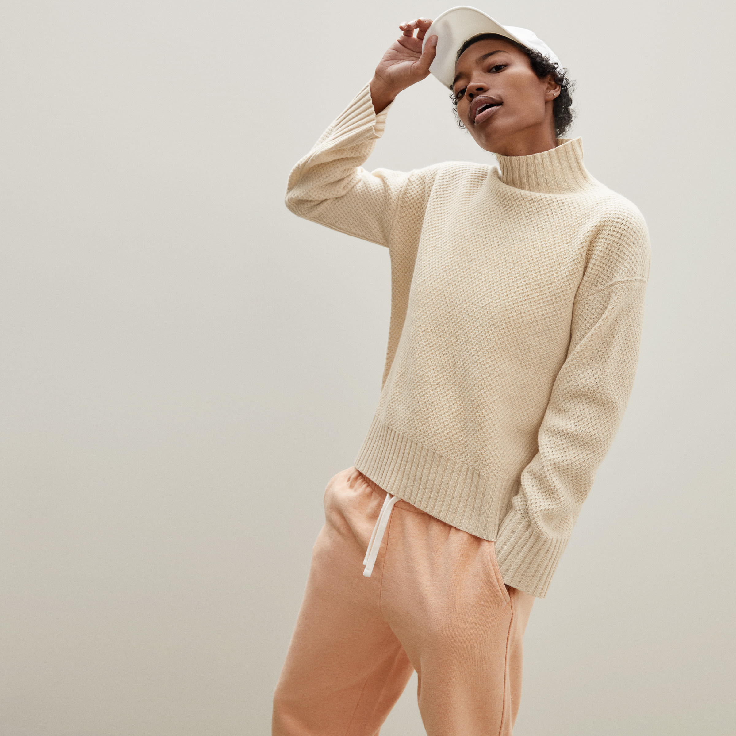 The Cashmere Stroopwafel Turtleneck Canvas – Everlane