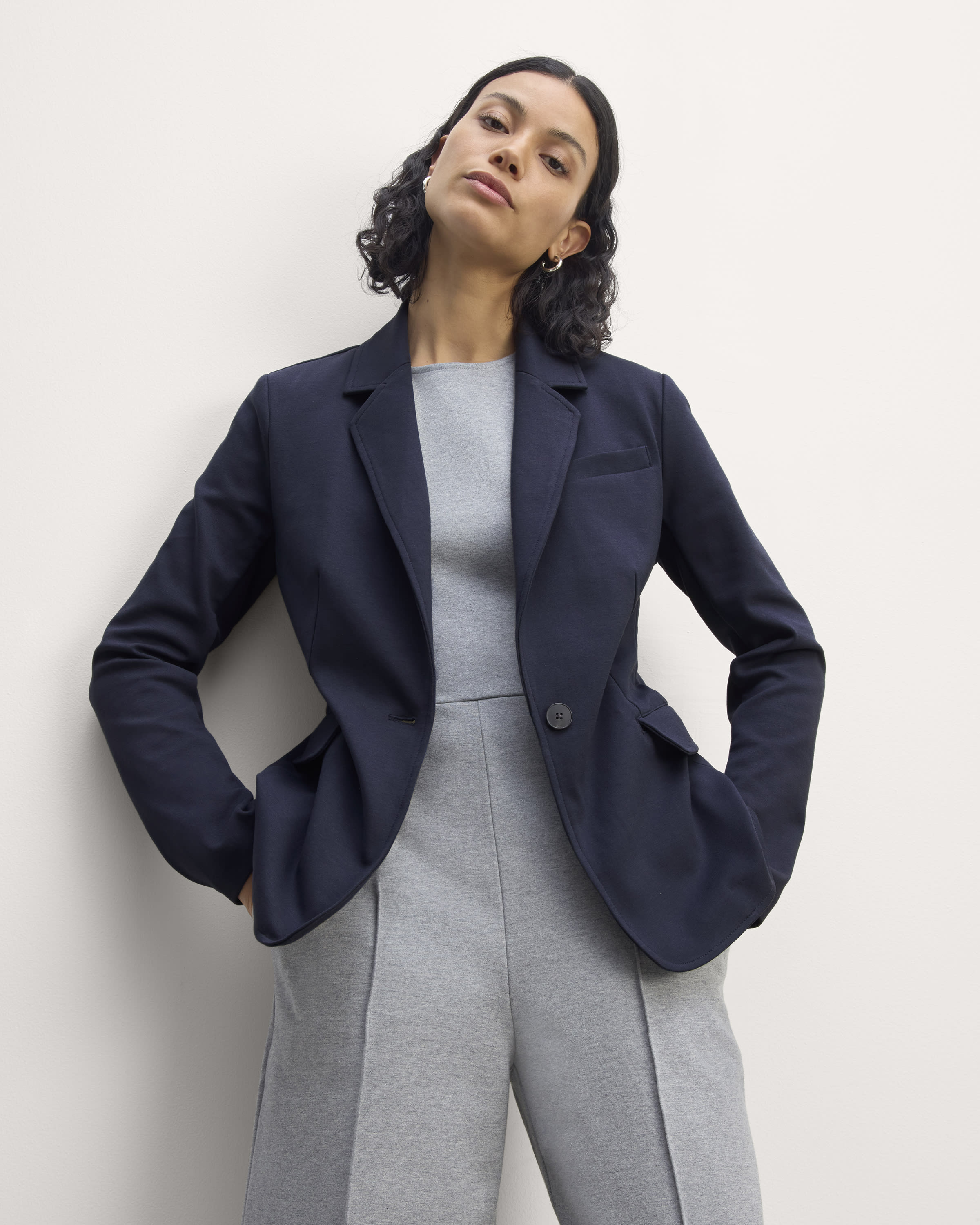 The Dream Blazer Navy – Everlane