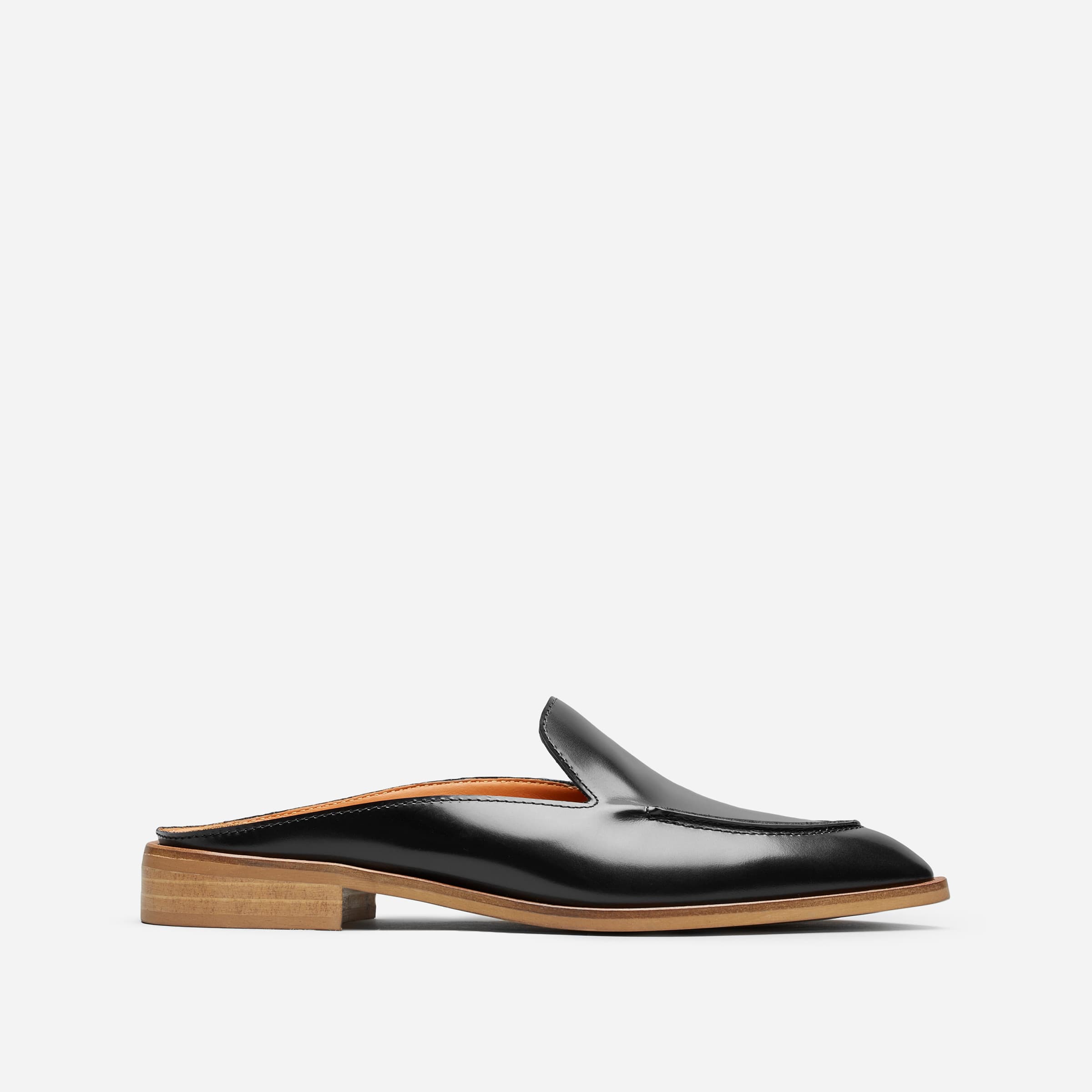 The Leather Mule Sandal Black – Everlane