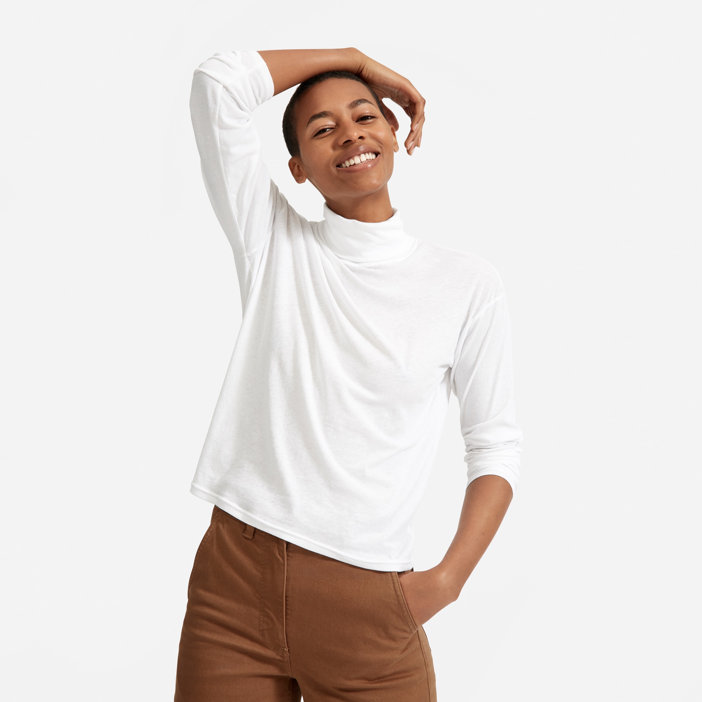 Everlane clearance mock turtleneck