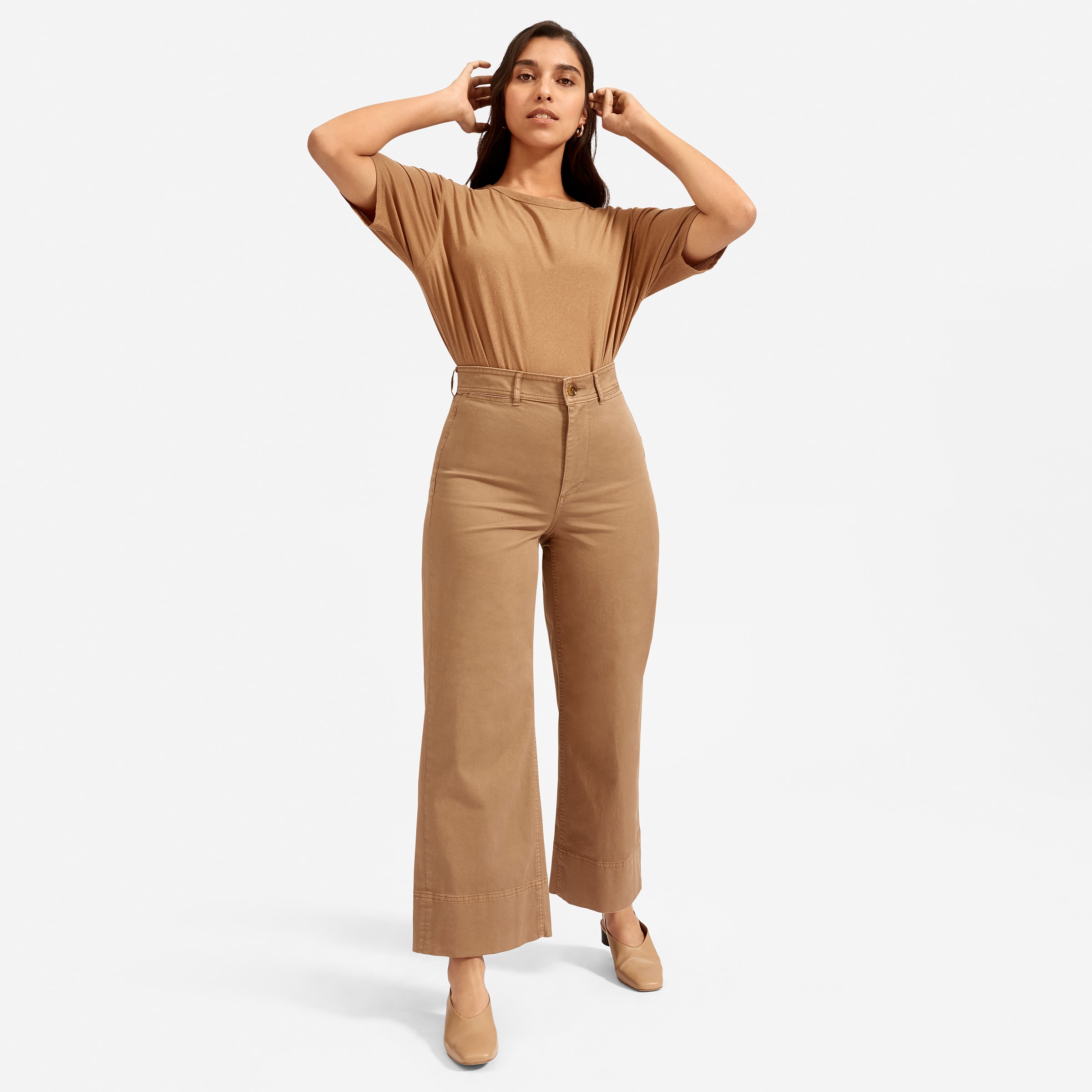 Everlane Wide Leg Crop Patch Pocket Pants - Jeans and a Teacup
